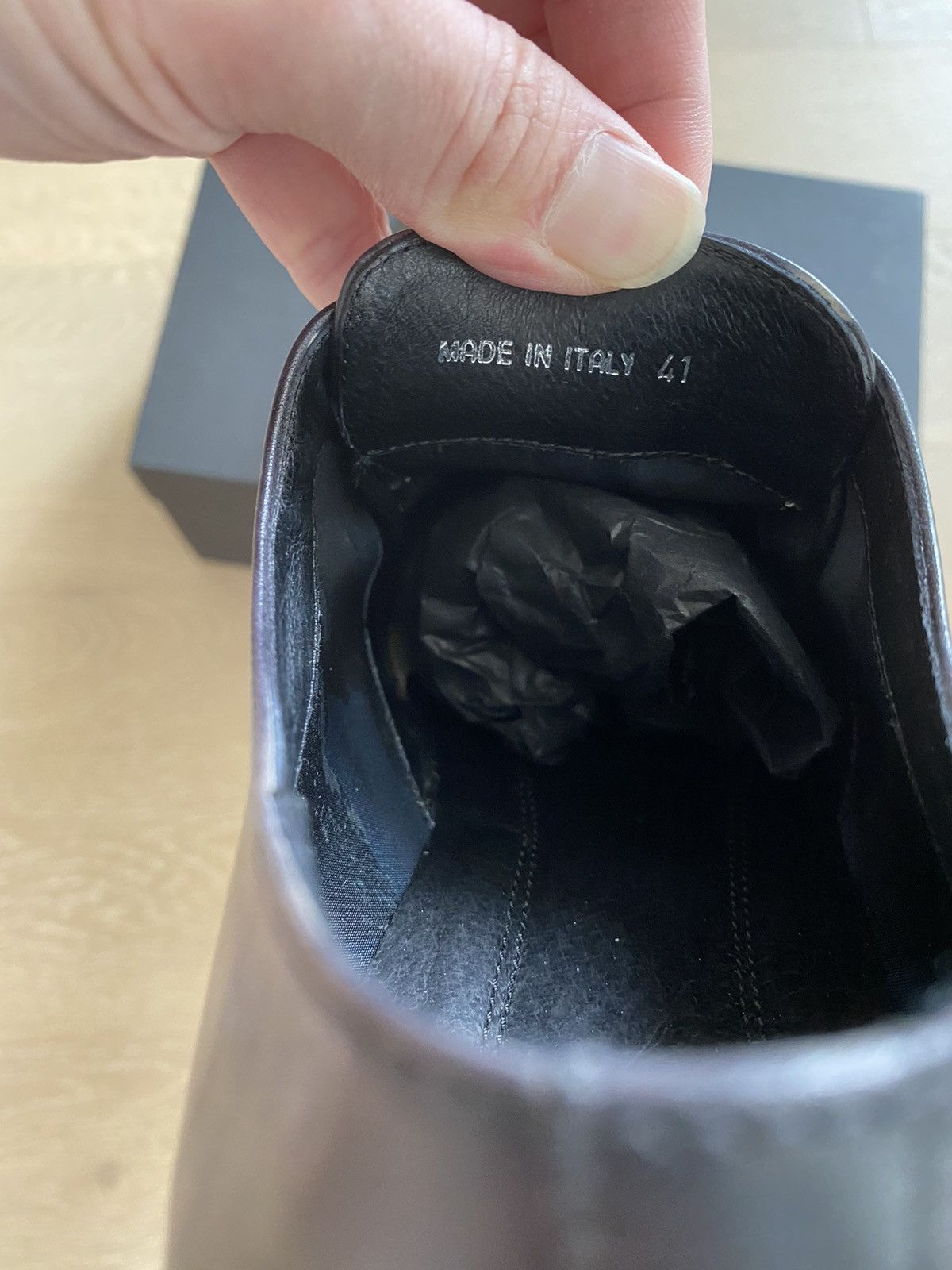 Alexander McQueen BNIB ALEXANDER MCQUEEN MCQ Leather Black Shoes Size US 8 / EU 41 - 11 Thumbnail