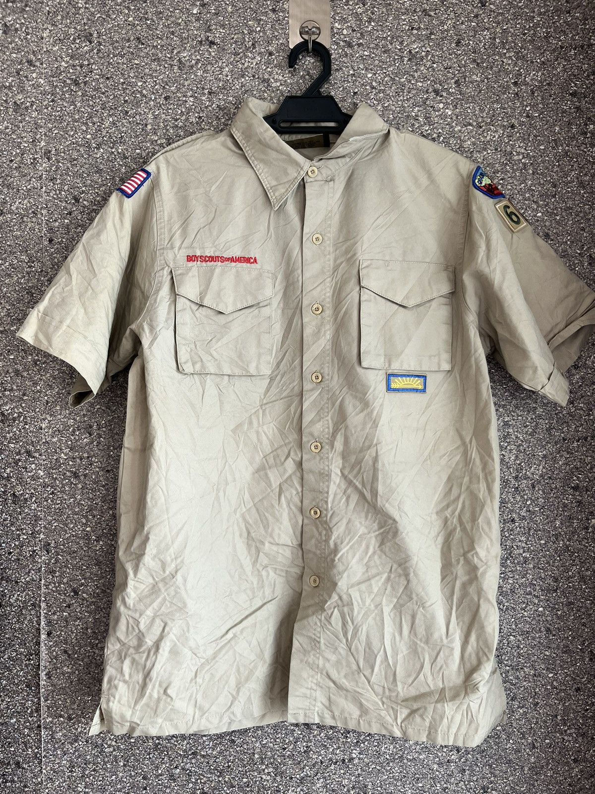 Image of Made In USA x Vintage Boy Scouts Of America Ft62 in Brown, Men's (Size Small)