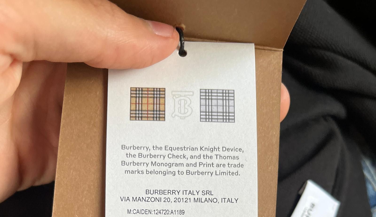 Burberry Caden LS TB Logo Polo in Black Size US M / EU 48-50 / 2 - 14 Thumbnail