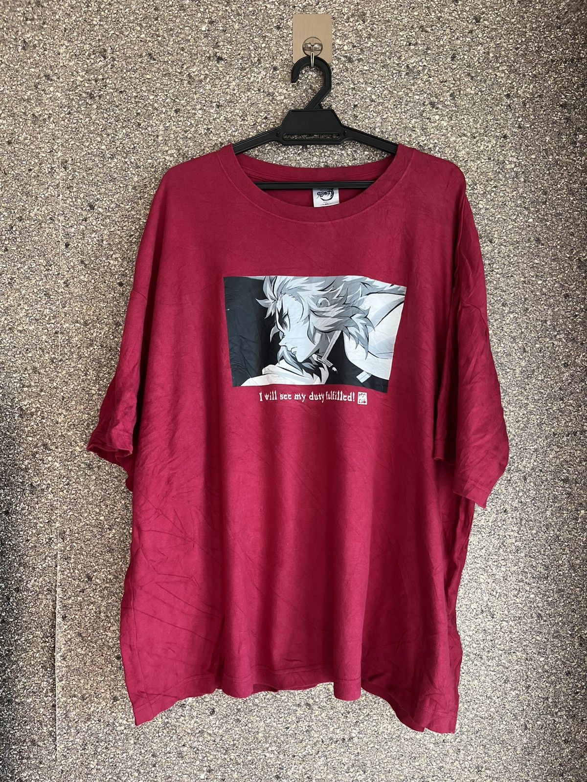 image of Anima Tshirt Ft64 in Maroon, Men's (Size 2XL)