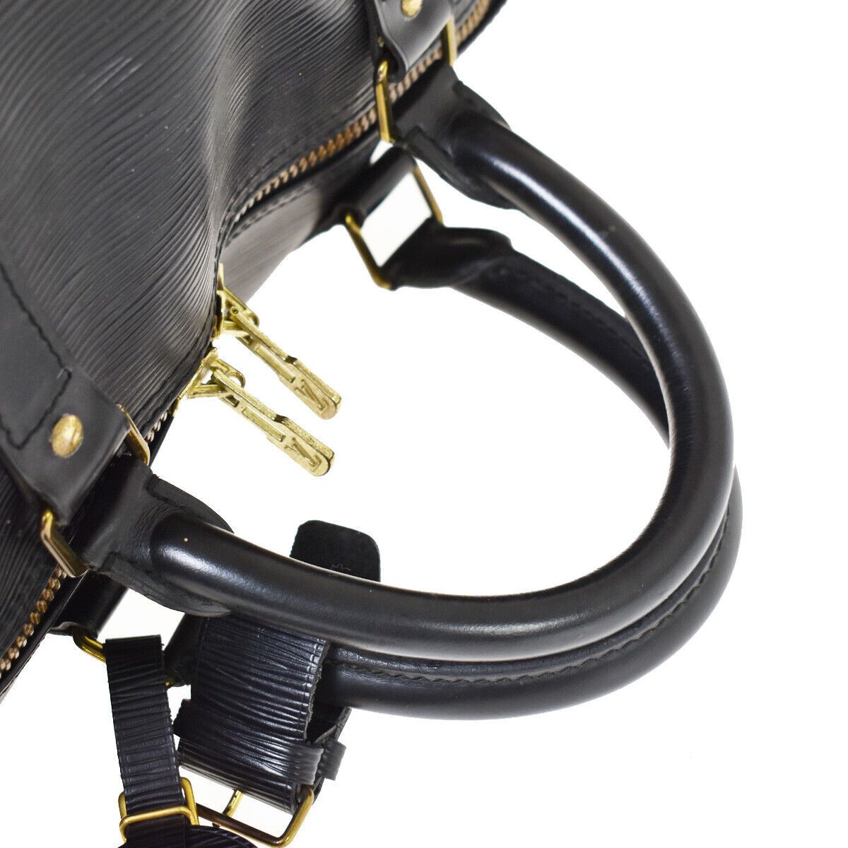 Louis Vuitton Black Epi Keepall 50 Duffle Bag Size ONE SIZE - 7 Thumbnail