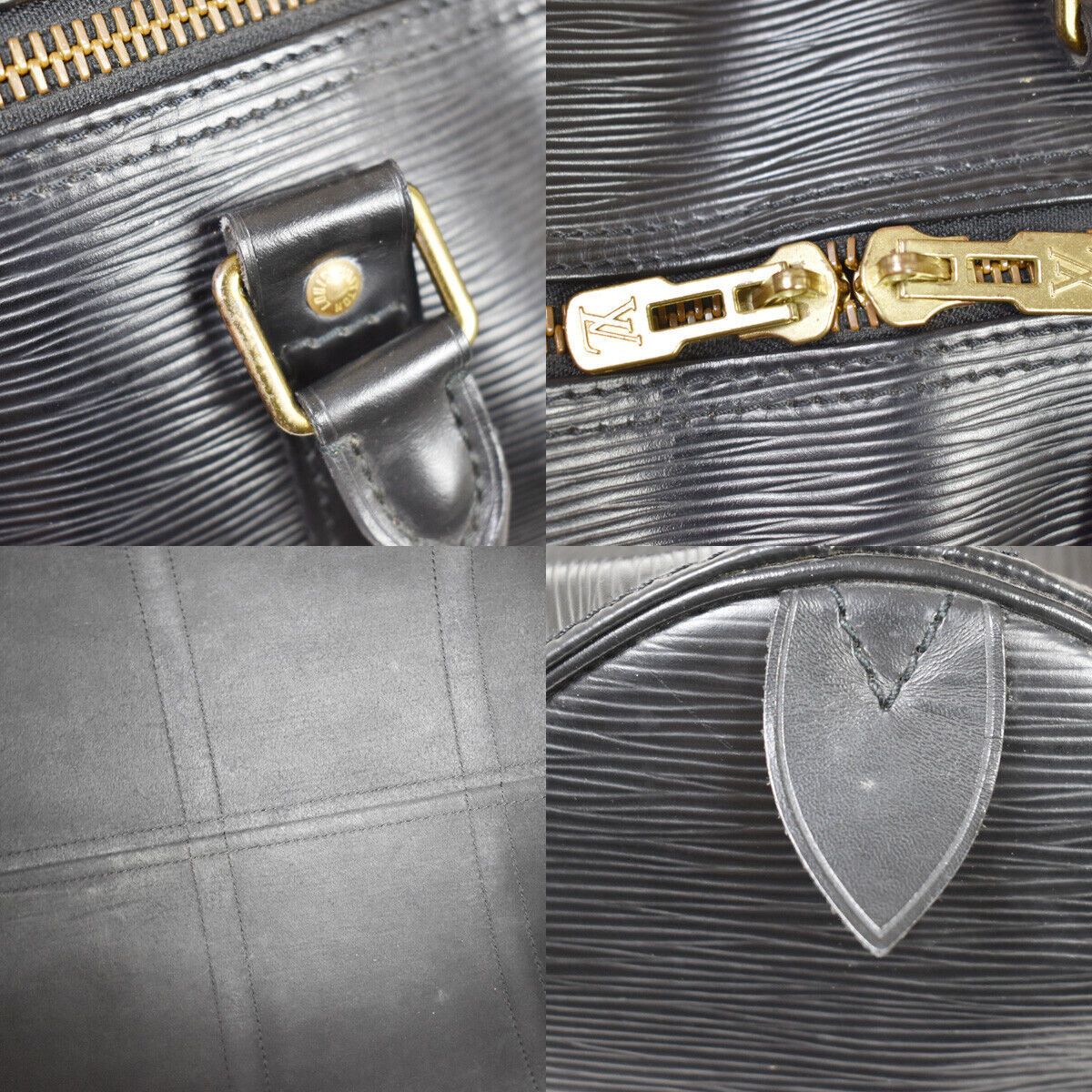 Louis Vuitton Black Epi Keepall 50 Duffle Bag Size ONE SIZE - 8 Thumbnail