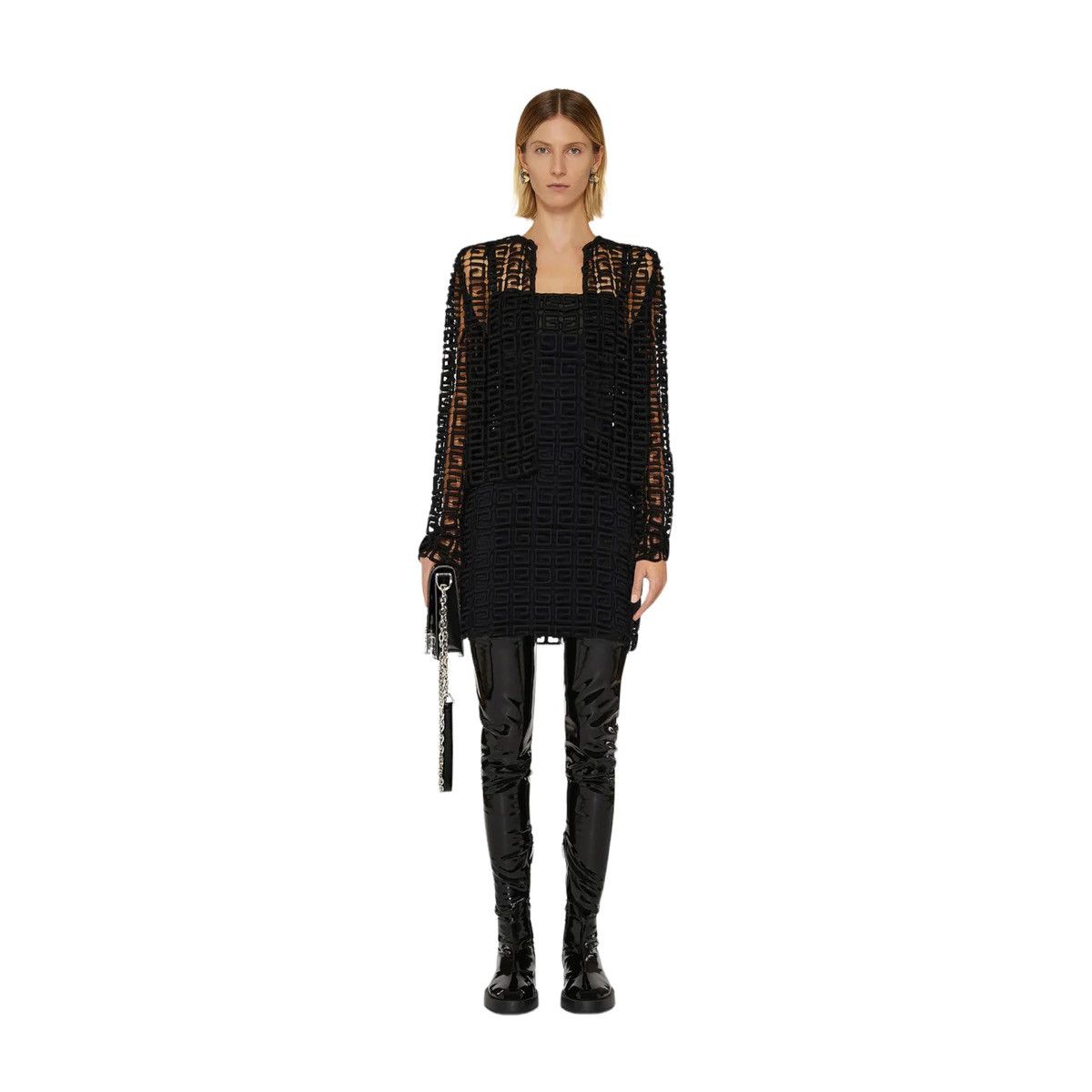 Givenchy $2,590 4G cutout guipure cardigan Size US M / EU 48-50 / 2 - 6 Thumbnail