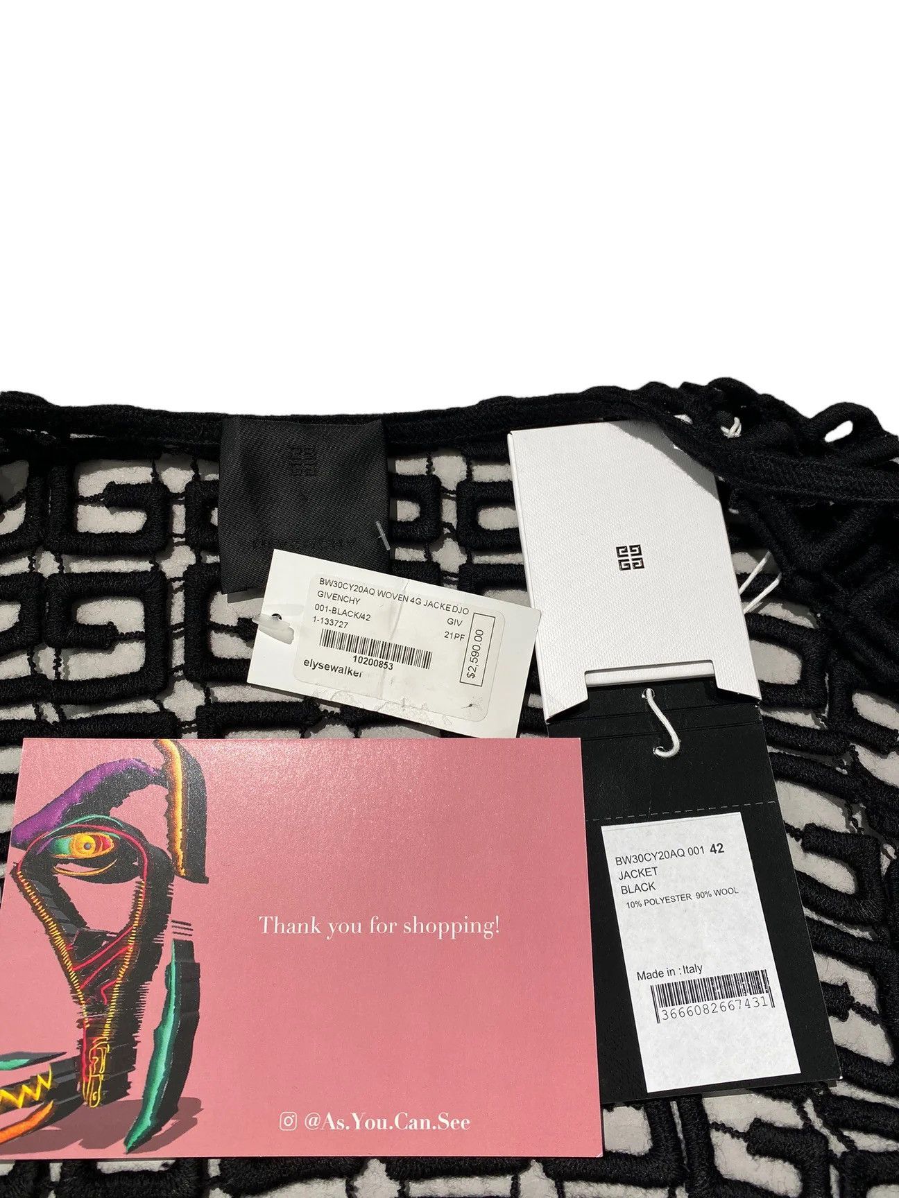 Givenchy $2,590 4G cutout guipure cardigan Size US M / EU 48-50 / 2 - 5 Thumbnail