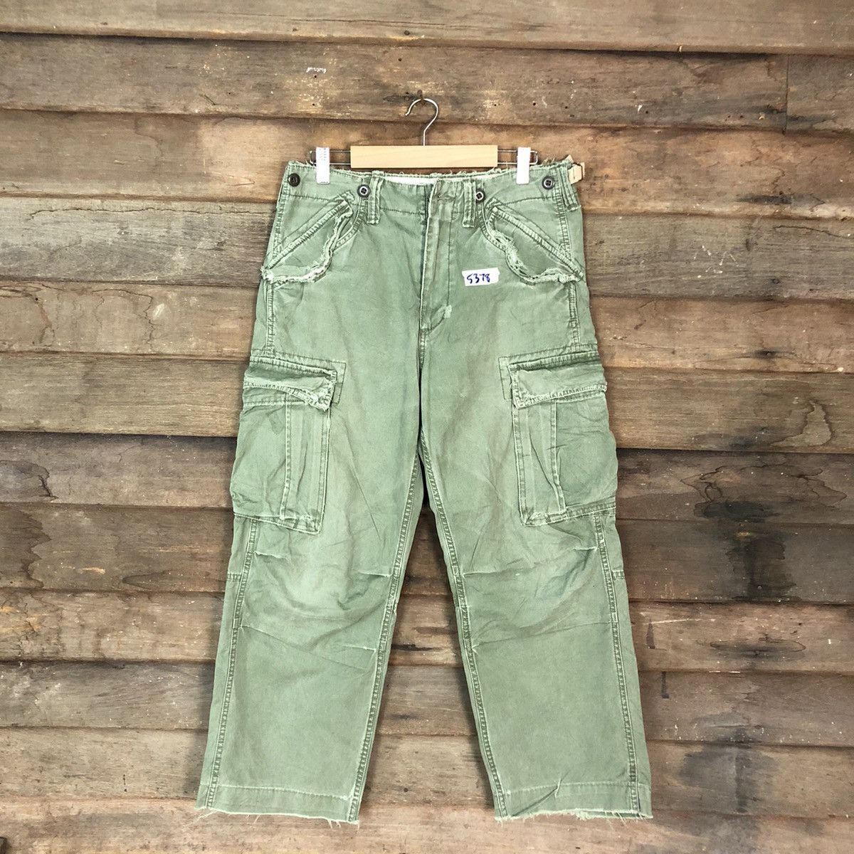 Gap Green faded Multipocket Tactical Cargo Pants #5378