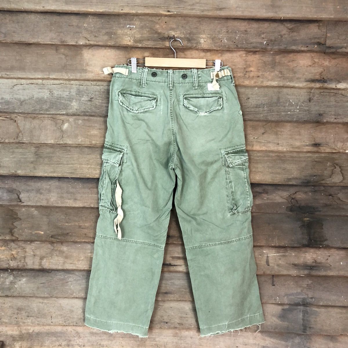 Gap Gap Green faded Multipocket Tactical Cargo Pants #5378 Size US 29 - 9 Thumbnail