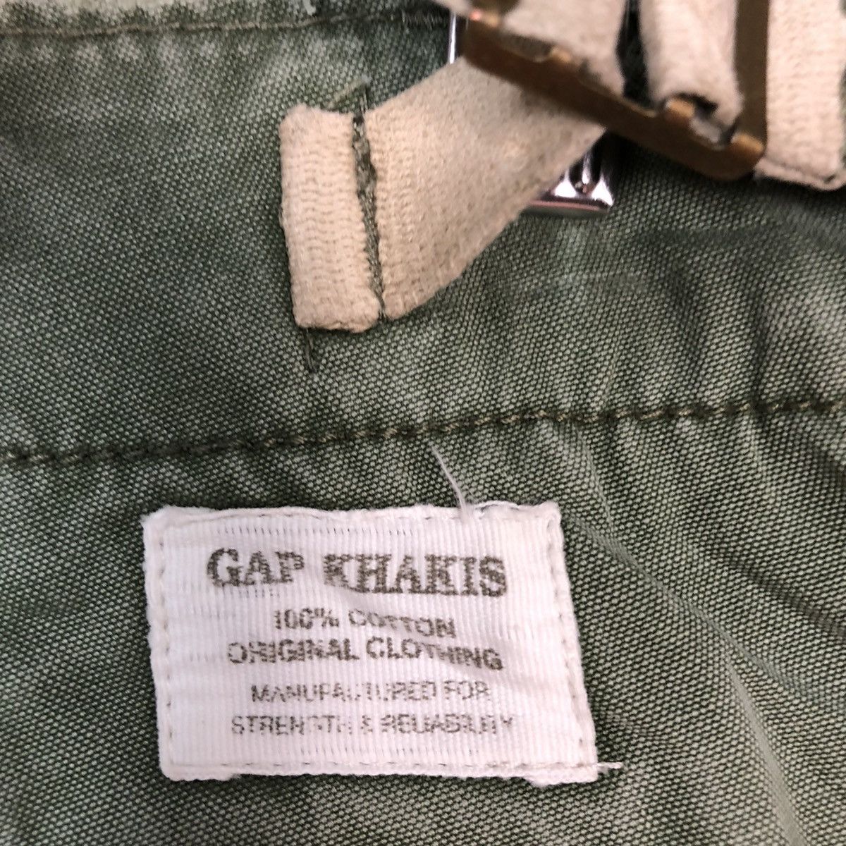Gap Gap Green faded Multipocket Tactical Cargo Pants #5378 Size US 29 - 14 Thumbnail