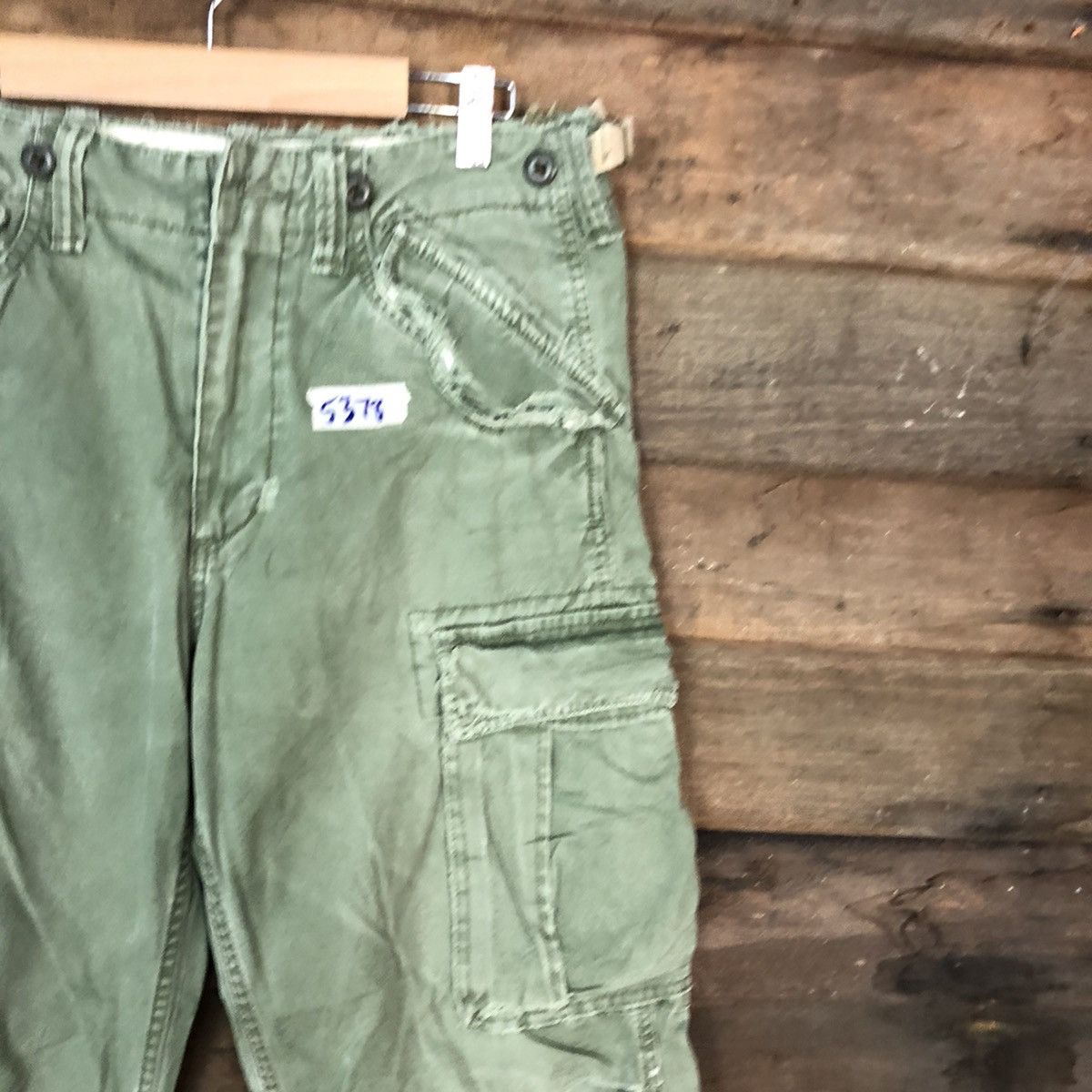 Gap Gap Green faded Multipocket Tactical Cargo Pants #5378 Size US 29 - 5 Thumbnail