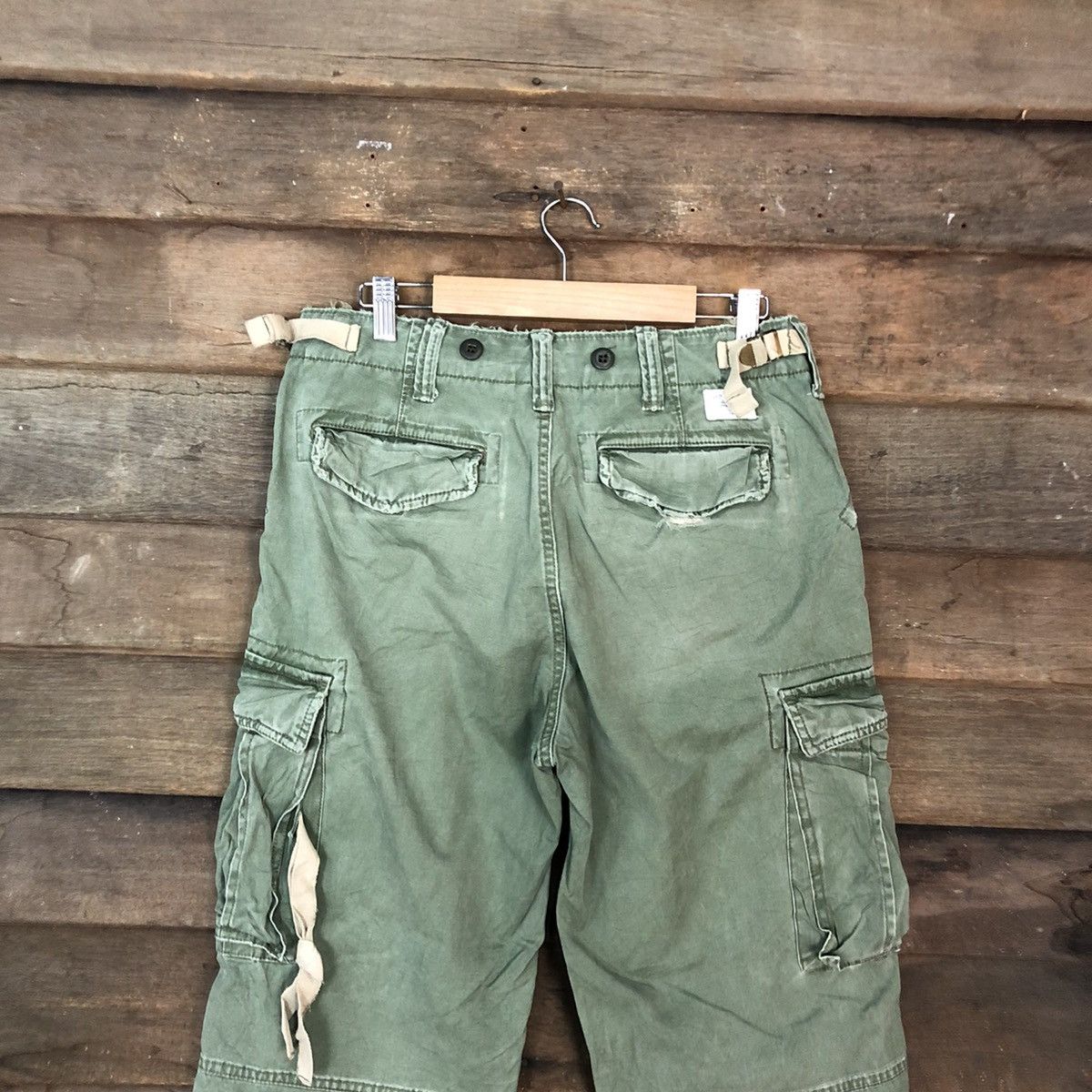 Gap Gap Green faded Multipocket Tactical Cargo Pants #5378 Size US 29 - 10 Thumbnail