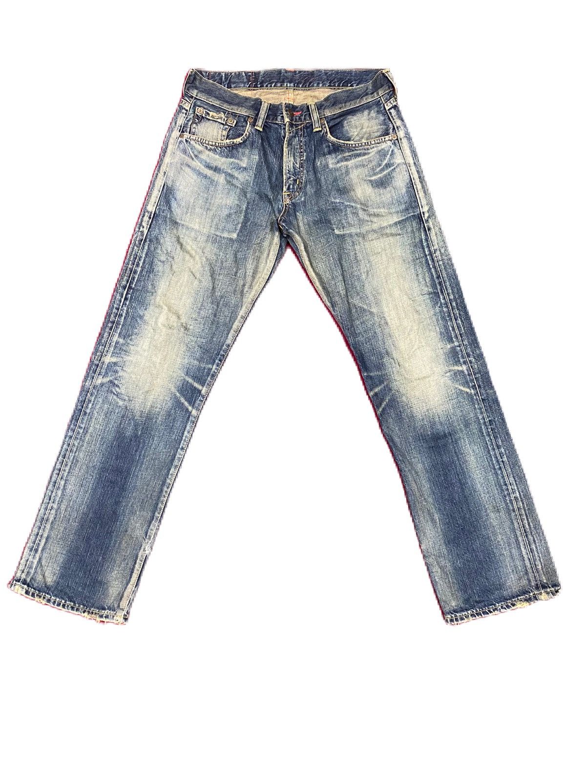 Edwin VINTAGE JAPAN BRAND EDWIN 504 RED LABEL DISTRESS Size US 34 / EU 50 - 1 Thumbnail