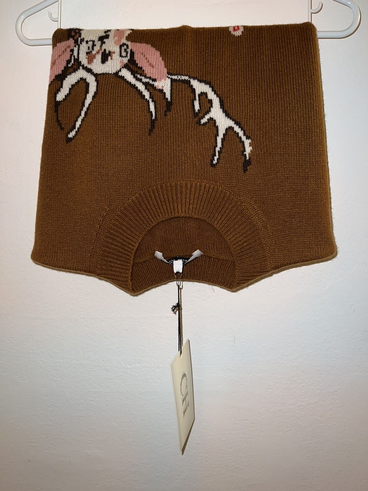 Colette Hyatt Colette Hyatt - White Stag Intarsia Sweater Size US L / EU 52-54 / 3 - 9 Thumbnail