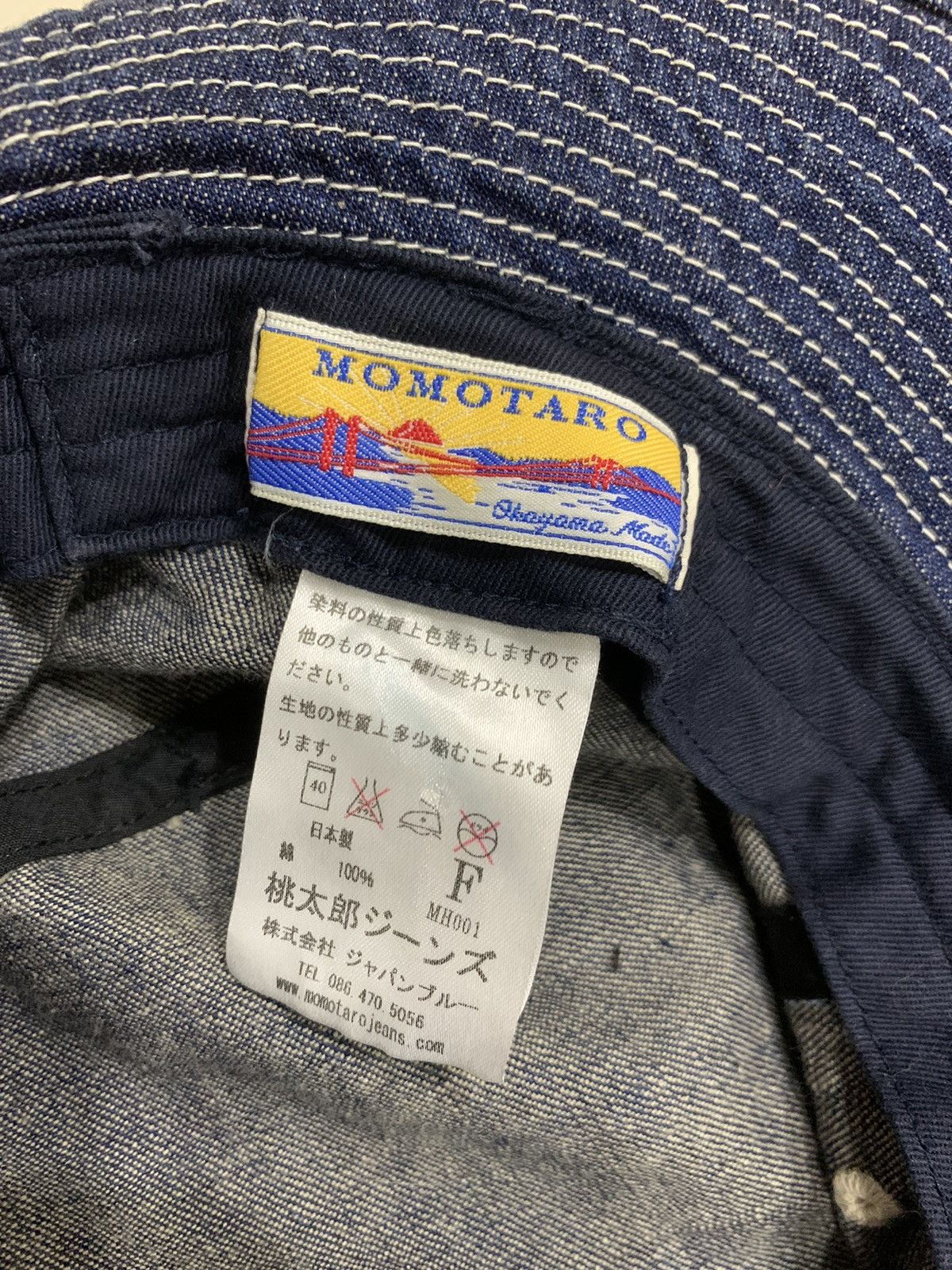 Momotaro Jeans MOMOTARO JEANS BUCKET DENIM HAT Size ONE SIZE - 6 Thumbnail