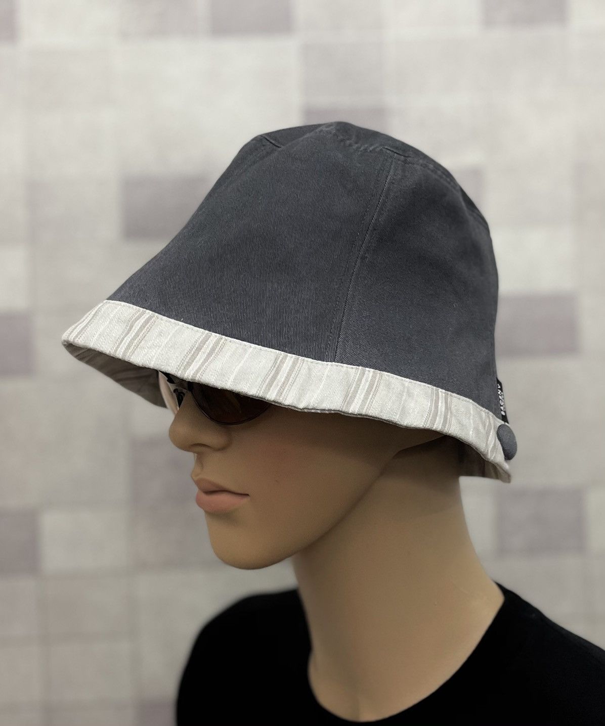 Yohji Yamamoto 🔥Y’SACCS YOHJI YAMAMOTO Japanese Gothic Wave Bucket Hat Size ONE SIZE - 2 Thumbnail
