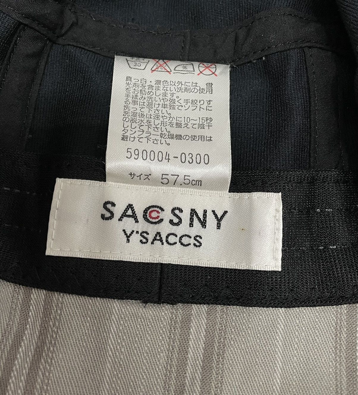 Yohji Yamamoto 🔥Y’SACCS YOHJI YAMAMOTO Japanese Gothic Wave Bucket Hat Size ONE SIZE - 7 Thumbnail