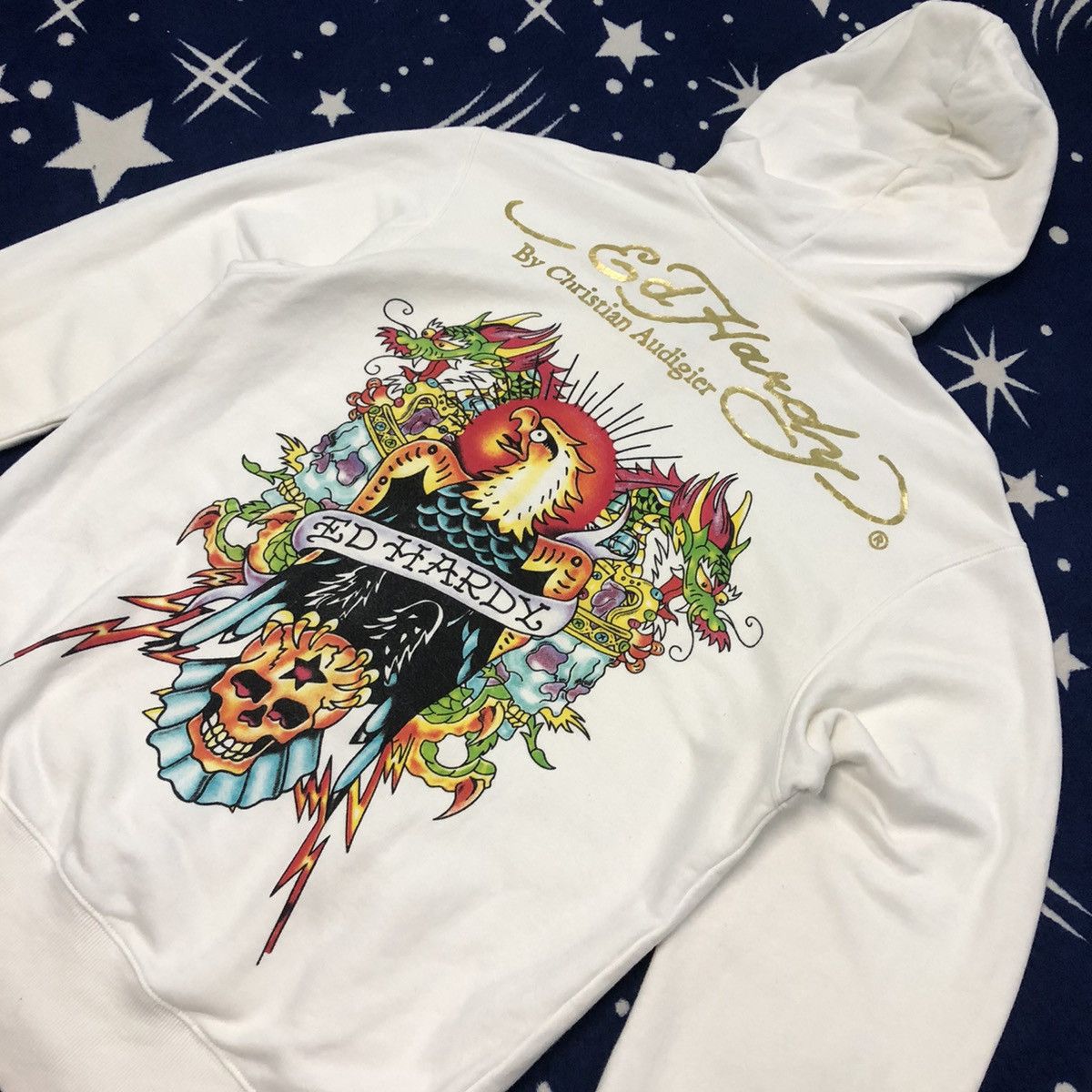 Christian Audigier × Ed Hardy Rare Ed Hardy by Christian Audigier Zipper Hoodie Size US M / EU 48-50 / 2 - 10 Thumbnail