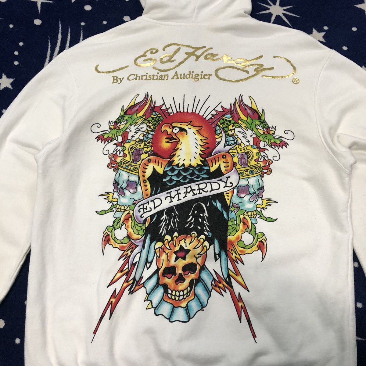 Christian Audigier × Ed Hardy Rare Ed Hardy by Christian Audigier Zipper Hoodie Size US M / EU 48-50 / 2 - 9 Thumbnail