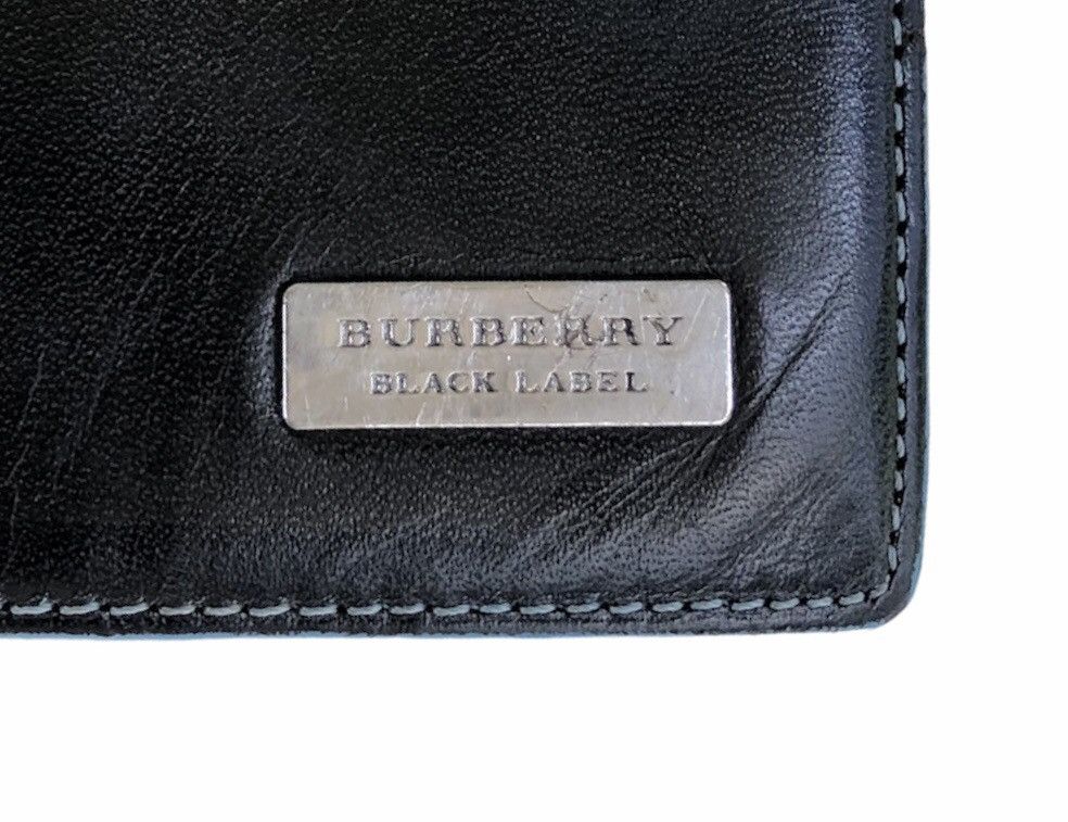 Burberry Burberry Black Label Long Wallet Black Blue Leather Size ONE SIZE - 11 Thumbnail