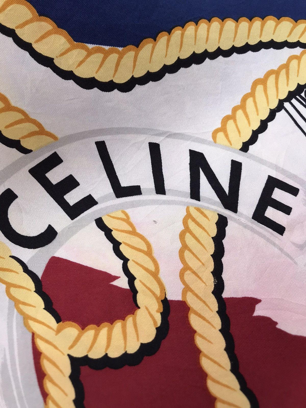 Celine Vintage Celine Silk Scarve Size ONE SIZE - 6 Thumbnail
