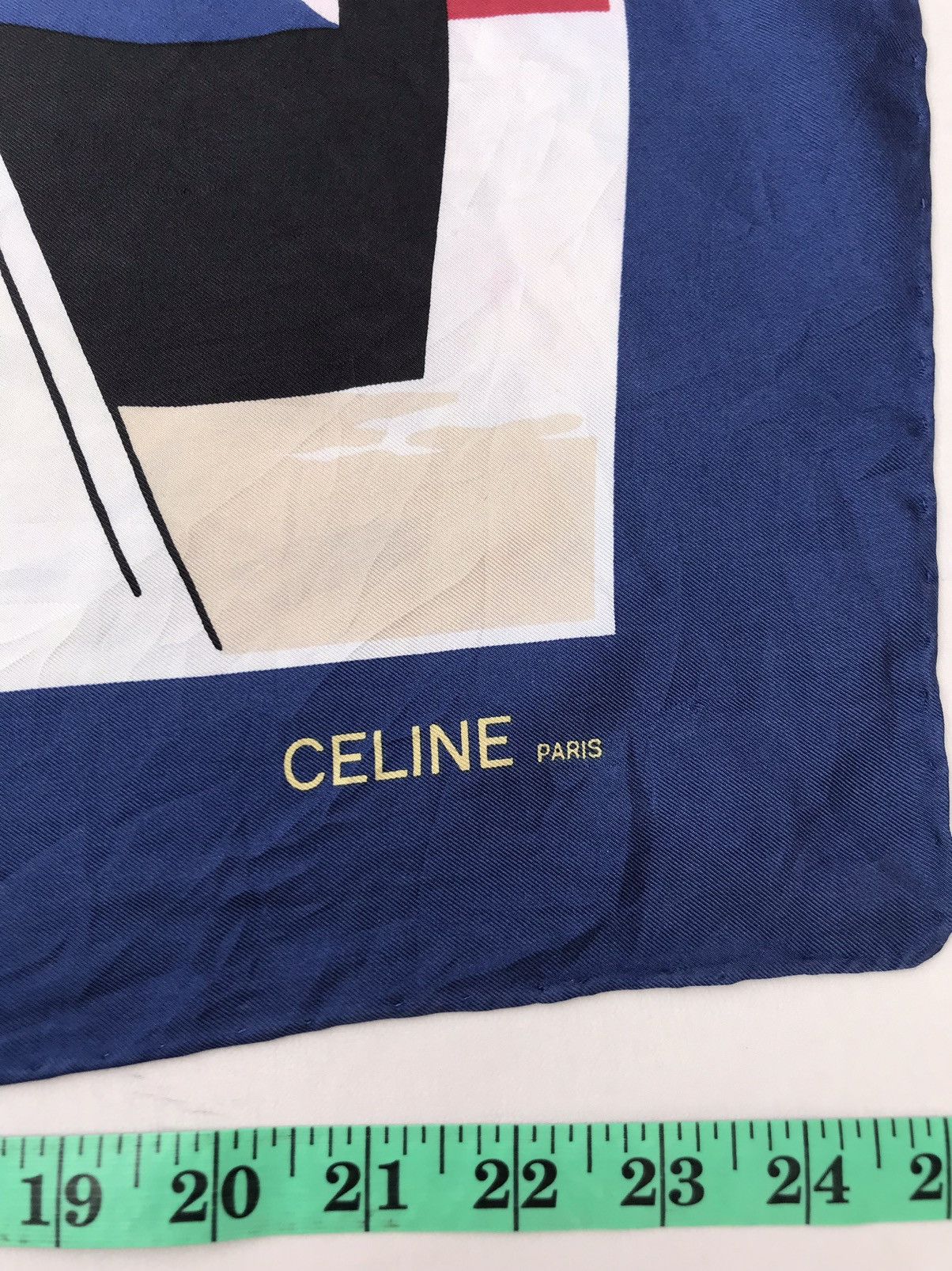 Celine Vintage Celine Silk Scarve Size ONE SIZE - 4 Thumbnail