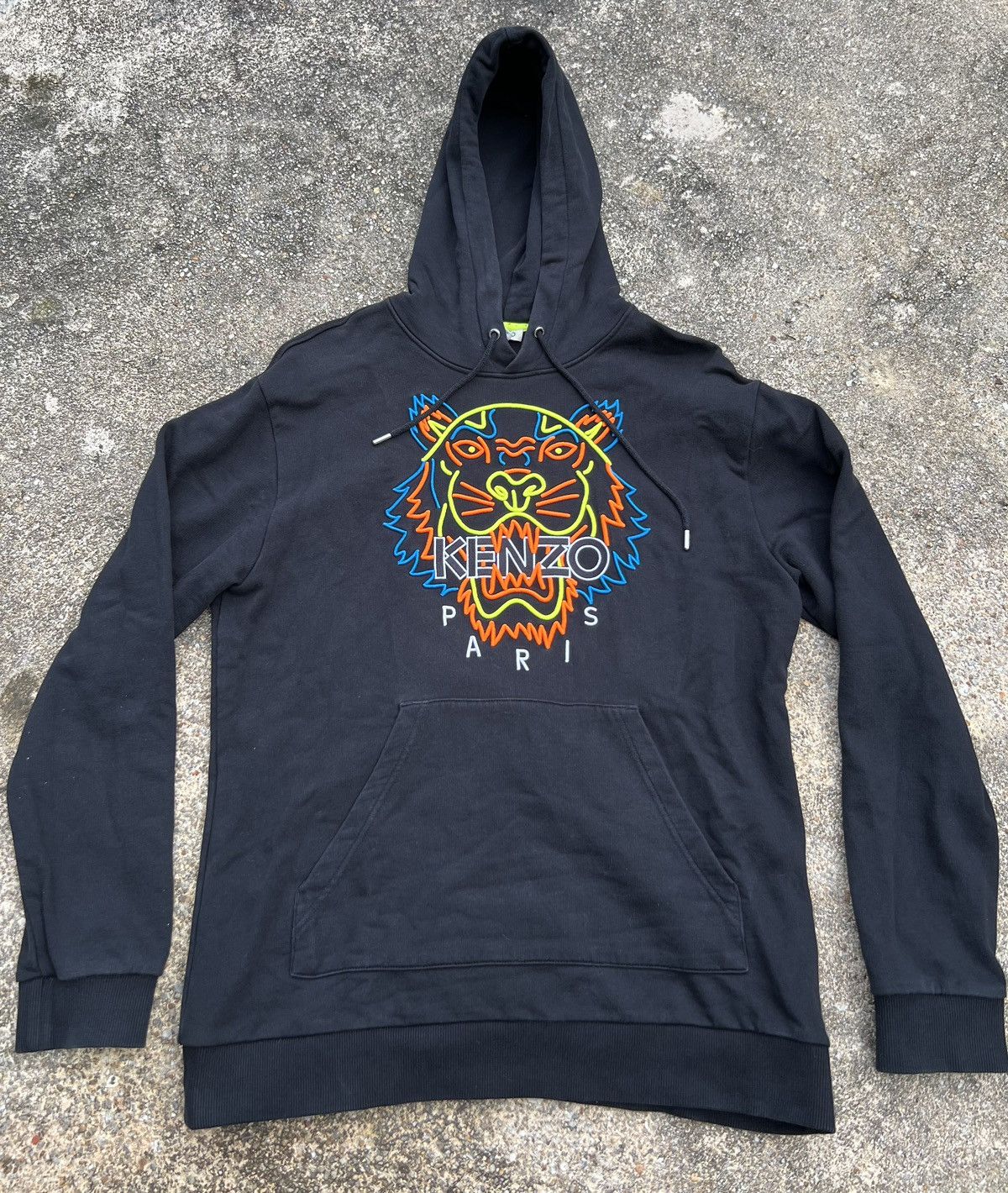 Kenzo Kenzo Big Logo Spell Out Hoodie Size US M / EU 48-50 / 2 - 1 Thumbnail