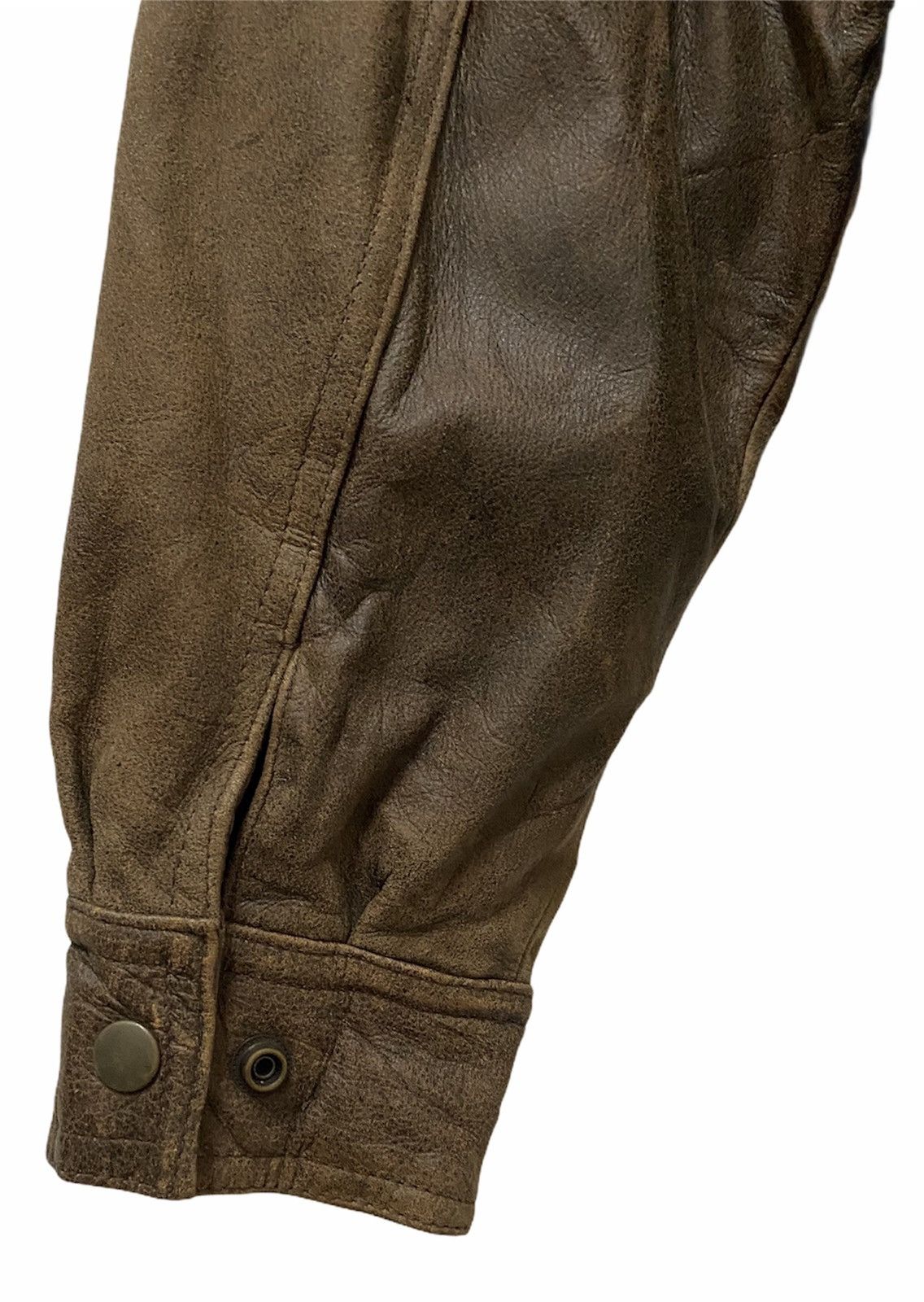 Leather VINTAGE SUNTORY BOSS COFFEE LEATHER JACKET Size US L / EU 52-54 / 3 - 14 Thumbnail