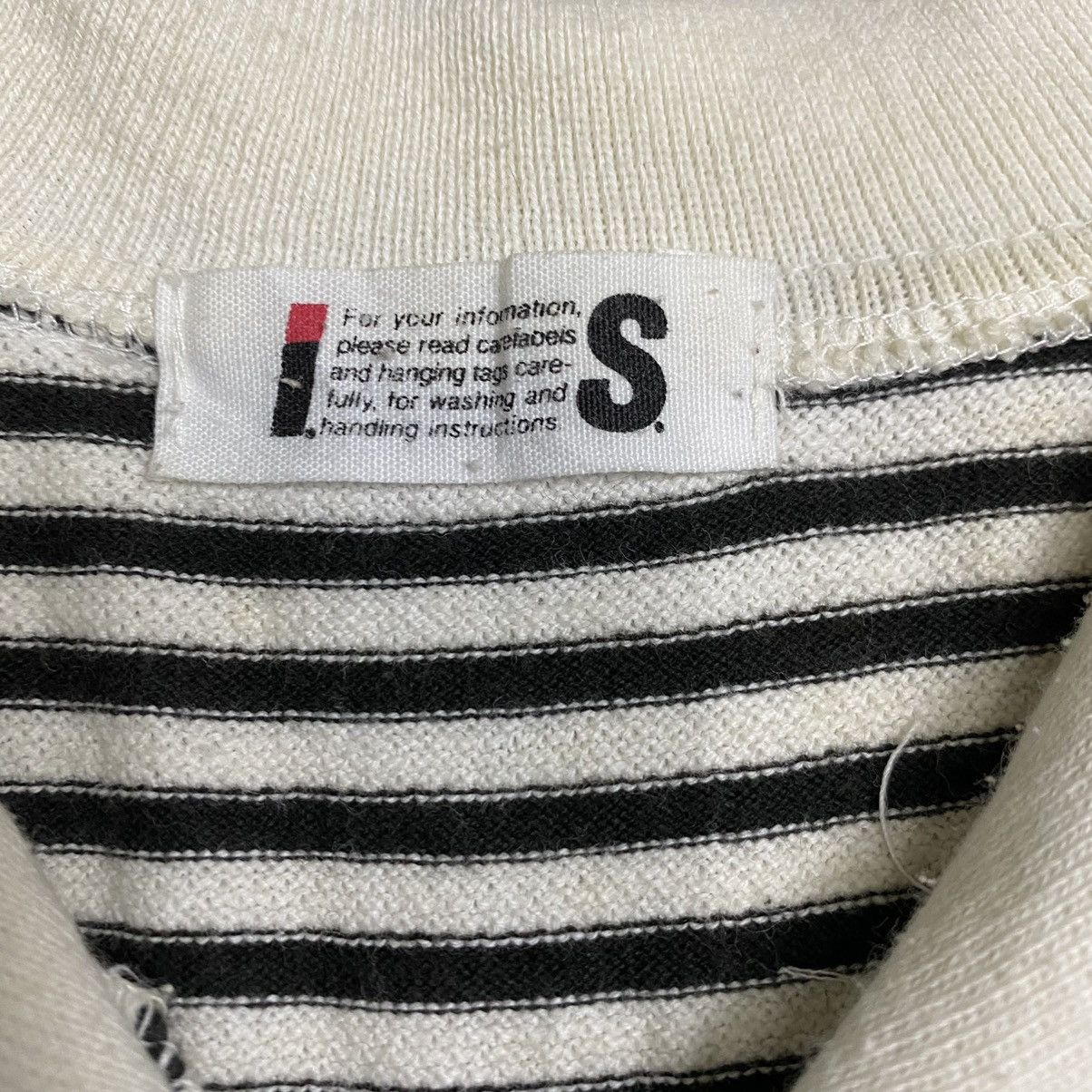 Issey Miyake IS issey miyake midi dress shawn collar stripes Size S / US 4 / IT 40 - 10 Thumbnail