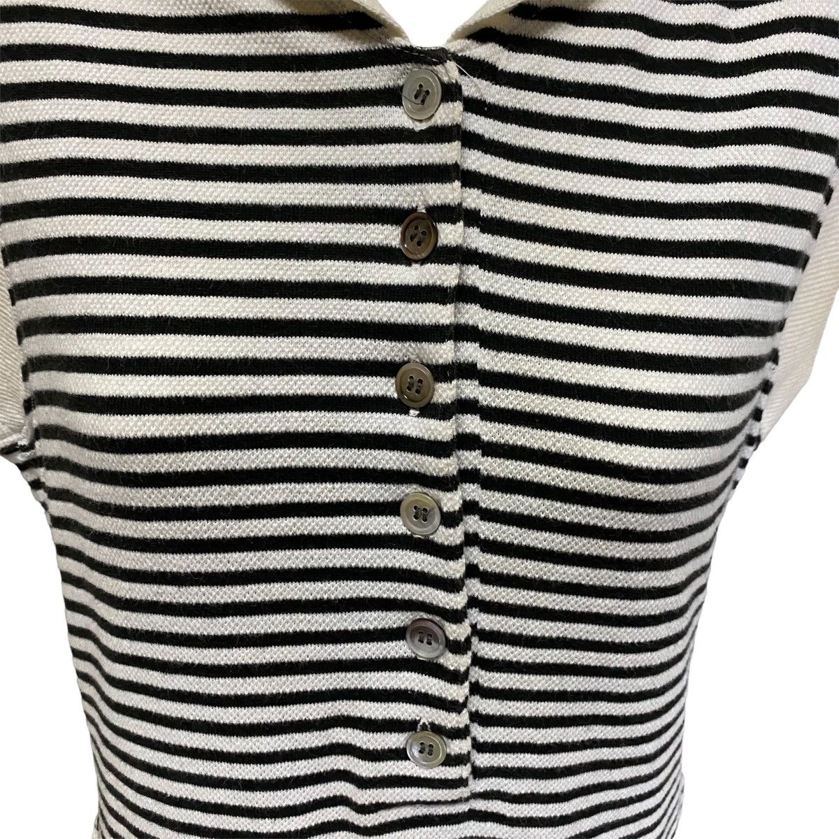 Issey Miyake IS issey miyake midi dress shawn collar stripes Size S / US 4 / IT 40 - 7 Thumbnail