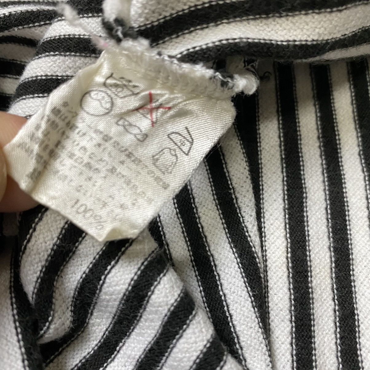 Issey Miyake IS issey miyake midi dress shawn collar stripes Size S / US 4 / IT 40 - 11 Thumbnail
