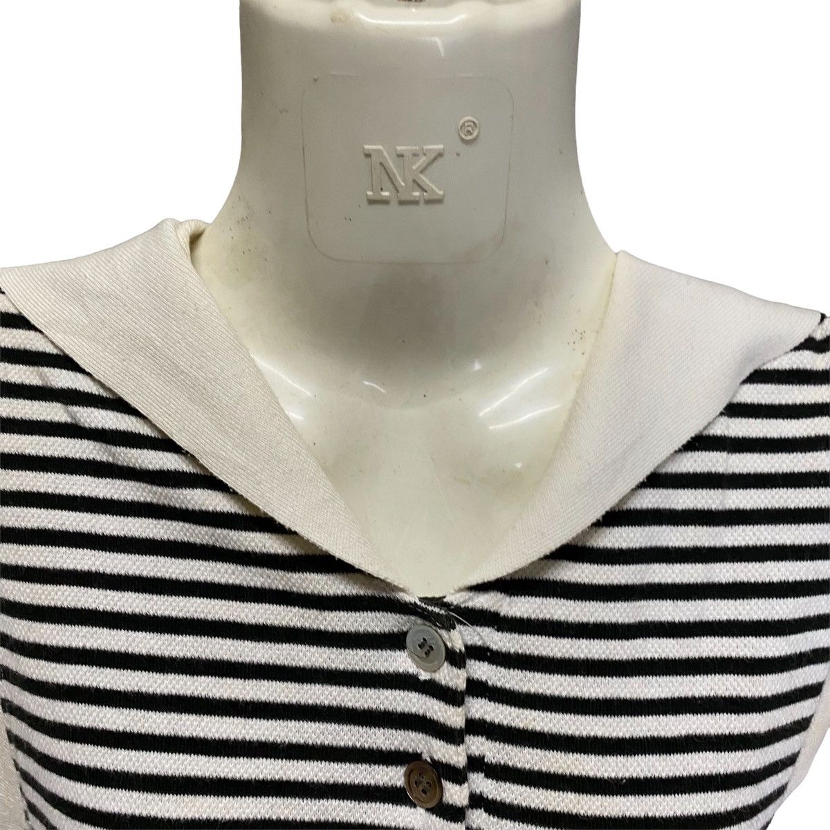 Issey Miyake IS issey miyake midi dress shawn collar stripes Size S / US 4 / IT 40 - 6 Thumbnail