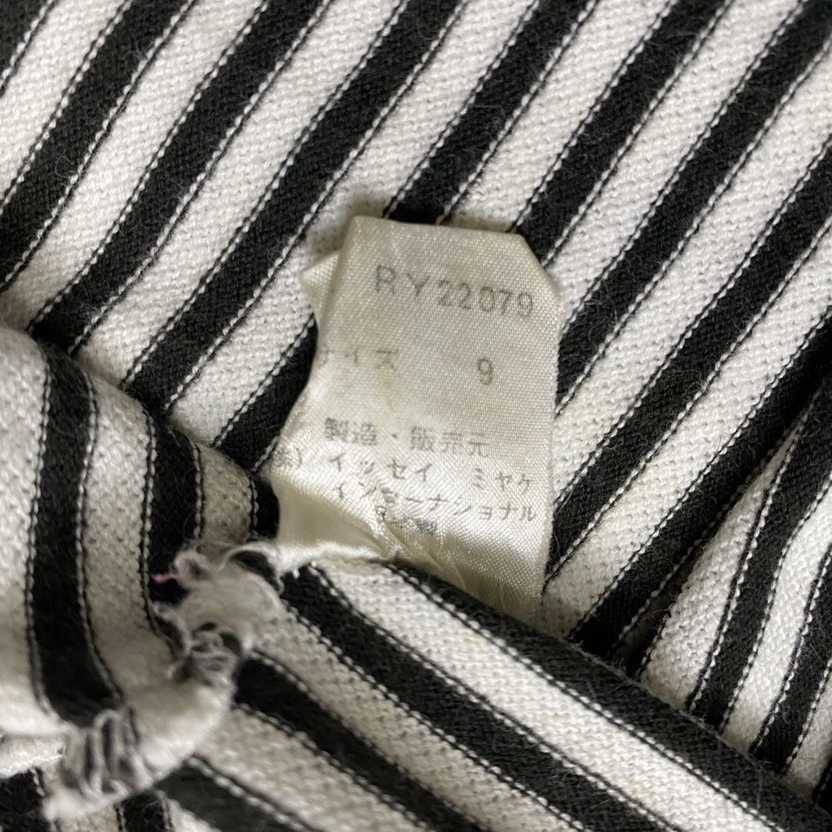 Issey Miyake IS issey miyake midi dress shawn collar stripes Size S / US 4 / IT 40 - 12 Thumbnail