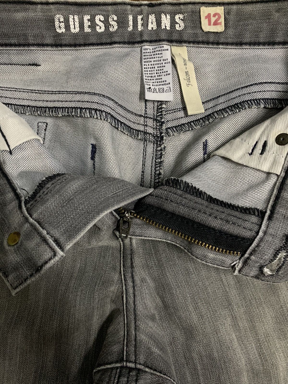 Guess Vintage Y2K Guess Faded Flare Bootcut Distressed Jeans Size US 30 / EU 46 - 4 Thumbnail