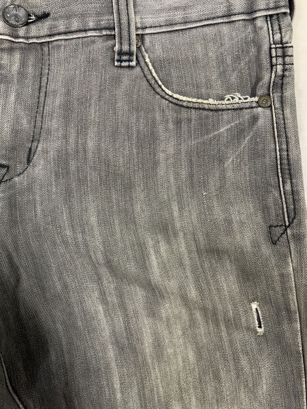 Guess Vintage Y2K Guess Faded Flare Bootcut Distressed Jeans Size US 30 / EU 46 - 7 Thumbnail