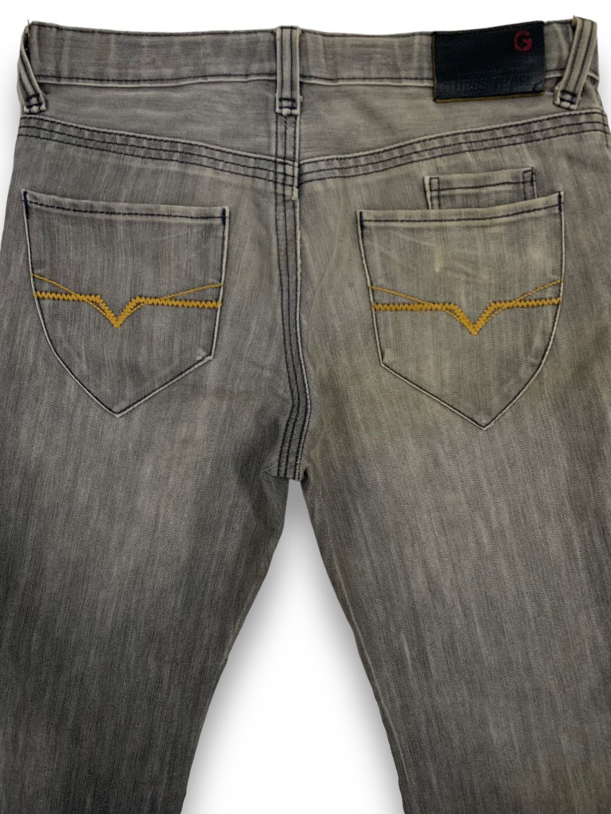 Guess Vintage Y2K Guess Faded Flare Bootcut Distressed Jeans Size US 30 / EU 46 - 11 Thumbnail