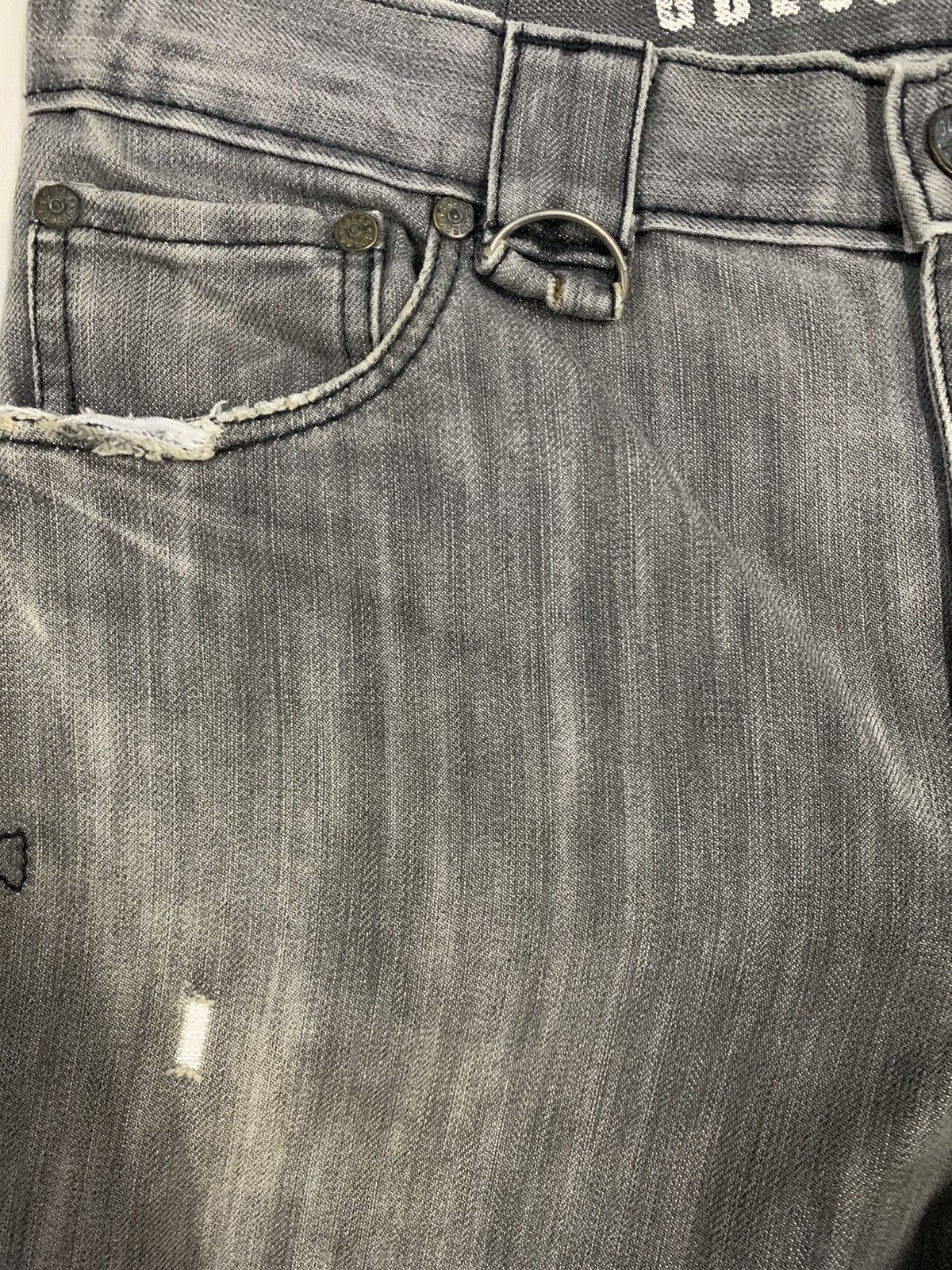 Guess Vintage Y2K Guess Faded Flare Bootcut Distressed Jeans Size US 30 / EU 46 - 6 Thumbnail