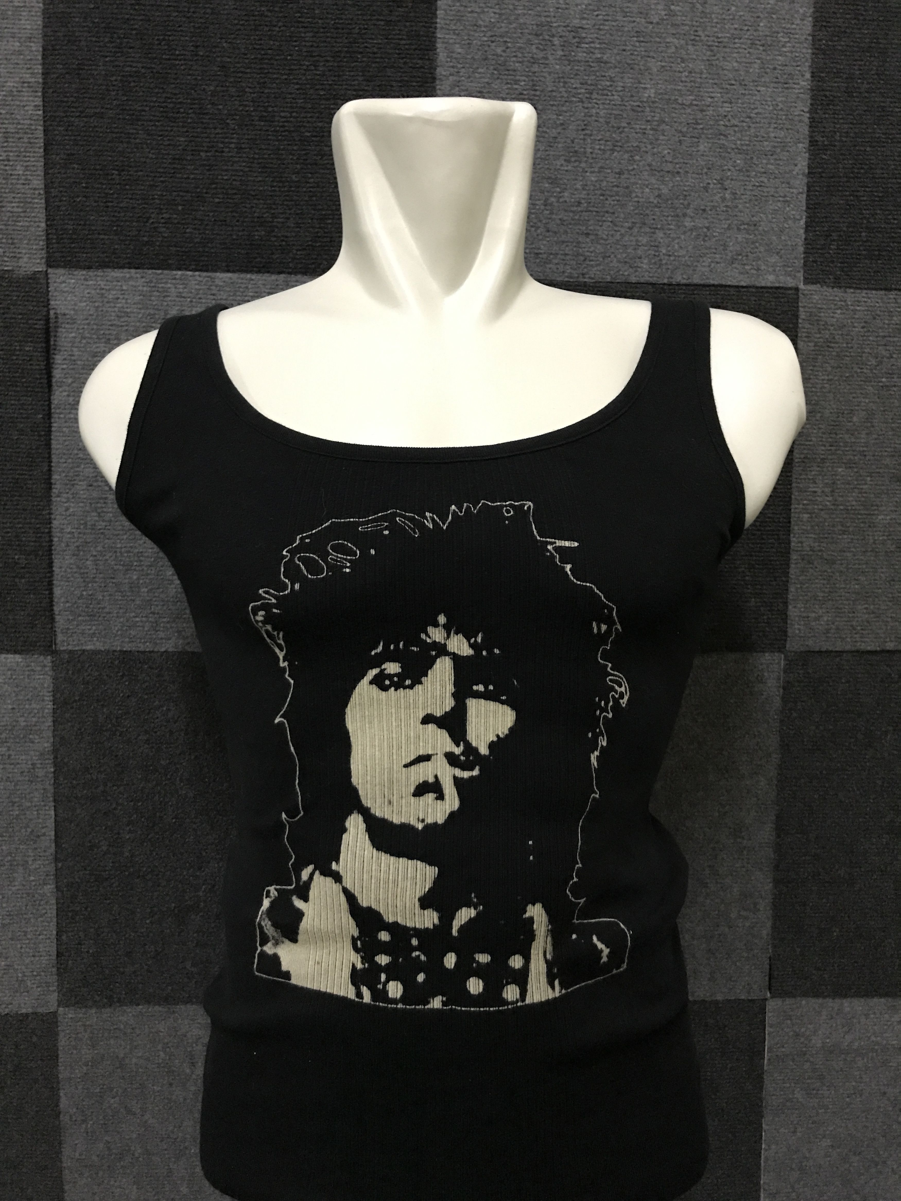 image of Archival Clothing x Hysteric Glamour Rn20 Hysteric Glamour X Rolling Stones Singlet in Black (Size 