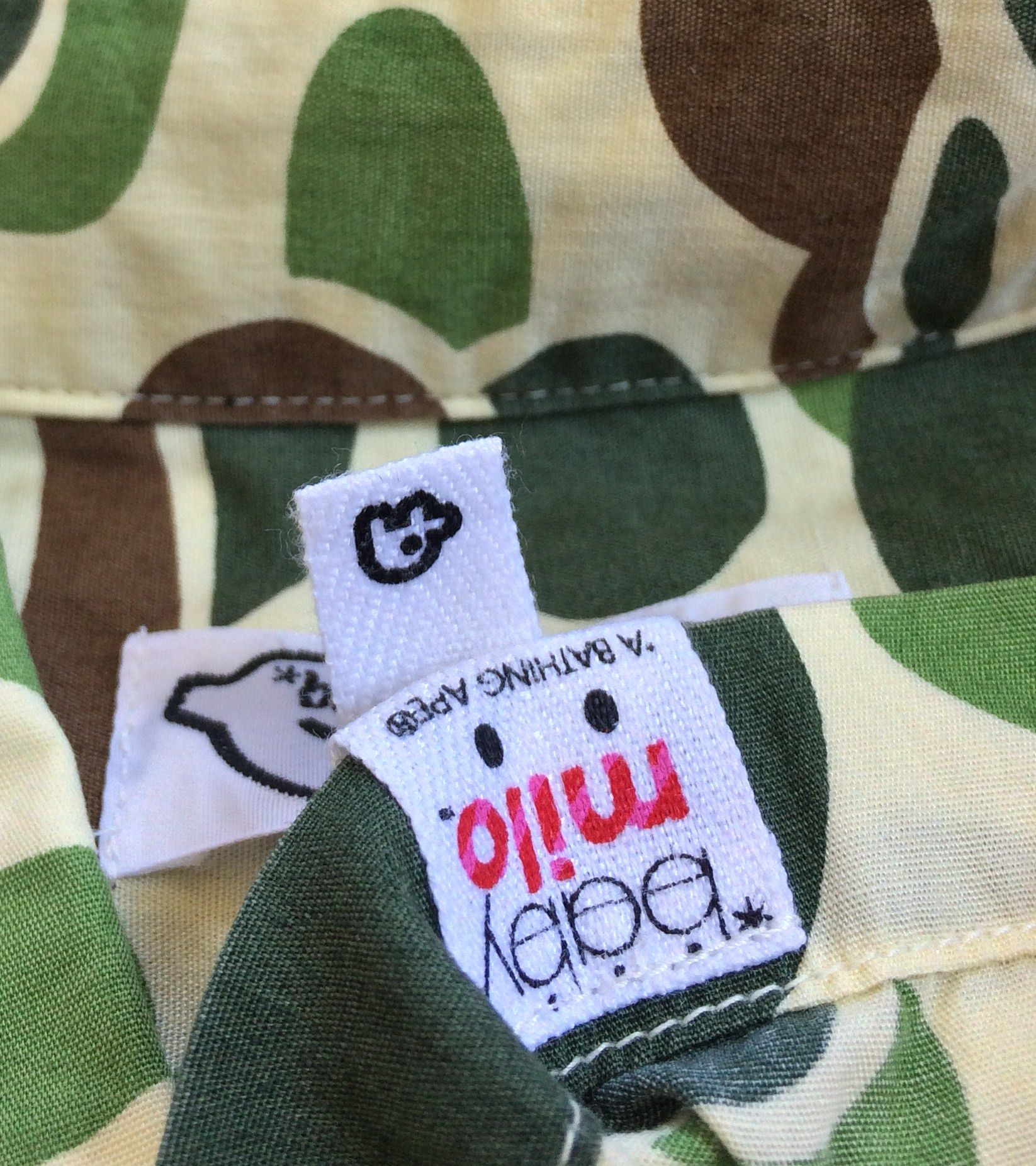 Bape OG Bape Baby Milo Green Camo Shirt Size US S / EU 44-46 / 1 - 4 Thumbnail