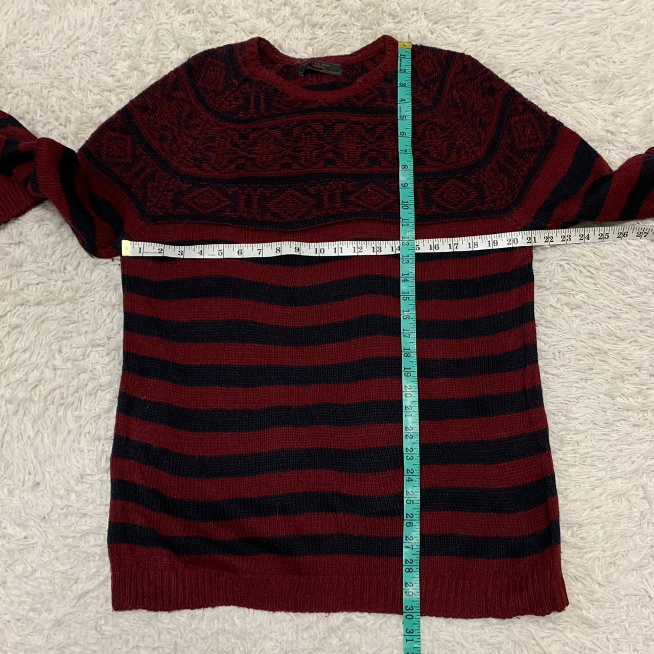 Zara Zara man denim couture knit made in Spain Size US M / EU 48-50 / 2 - 5 Thumbnail
