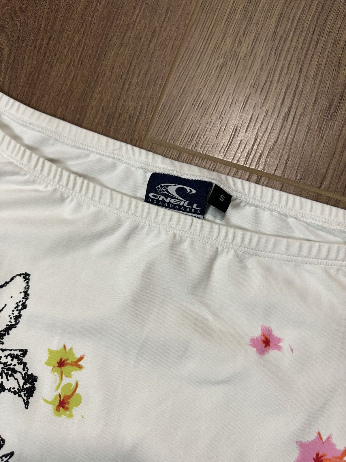 O'Neill × Vintage Vintage O’Neill Tropical Print Logo Skirt Size 28" / US 6 / IT 42 - 4 Thumbnail
