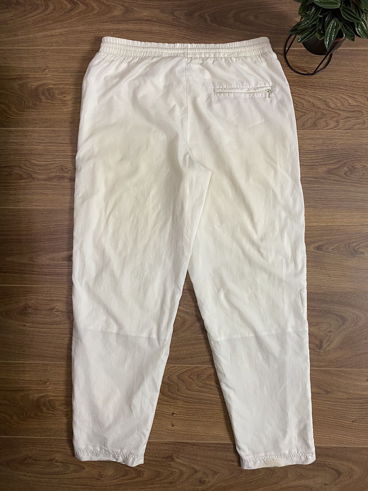 Nike × Vintage Nike Vintage Triple Swoosh Logo Drill Nylon Pants Size US 32 / EU 48 - 11 Thumbnail