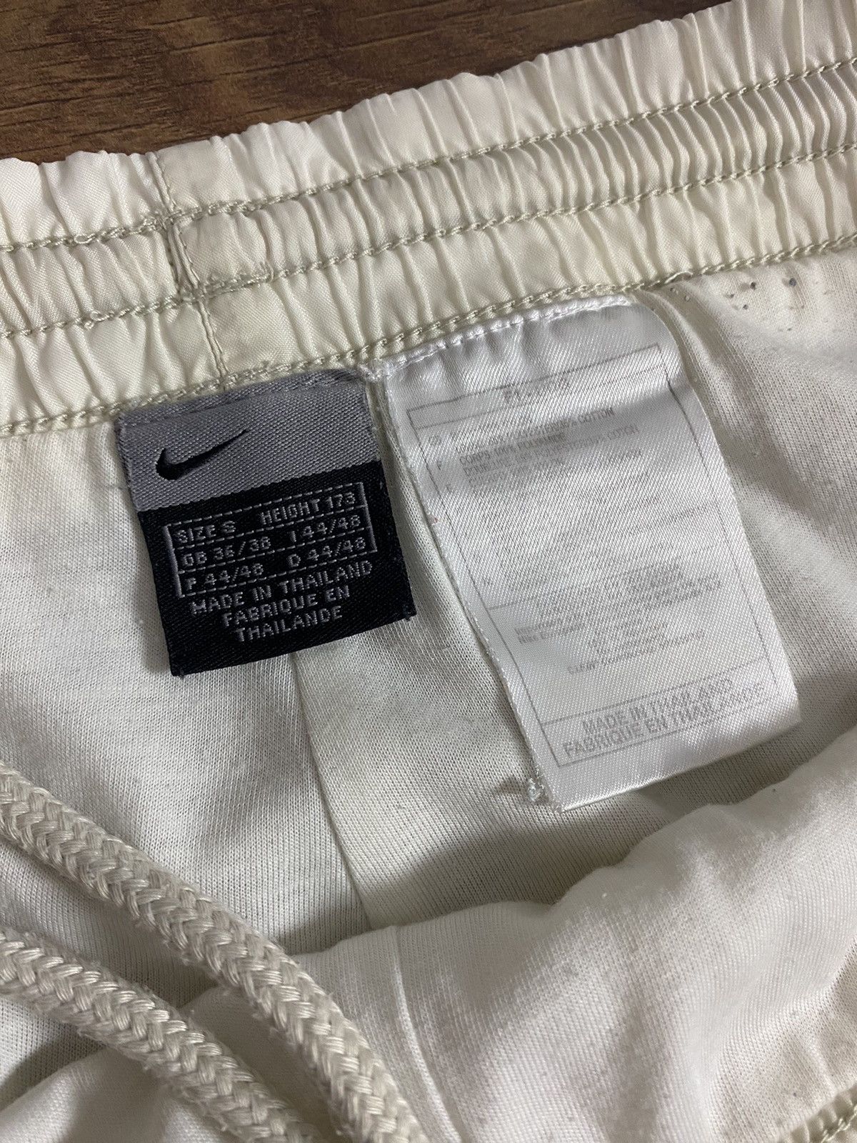 Nike × Vintage Nike Vintage Triple Swoosh Logo Drill Nylon Pants Size US 32 / EU 48 - 10 Thumbnail
