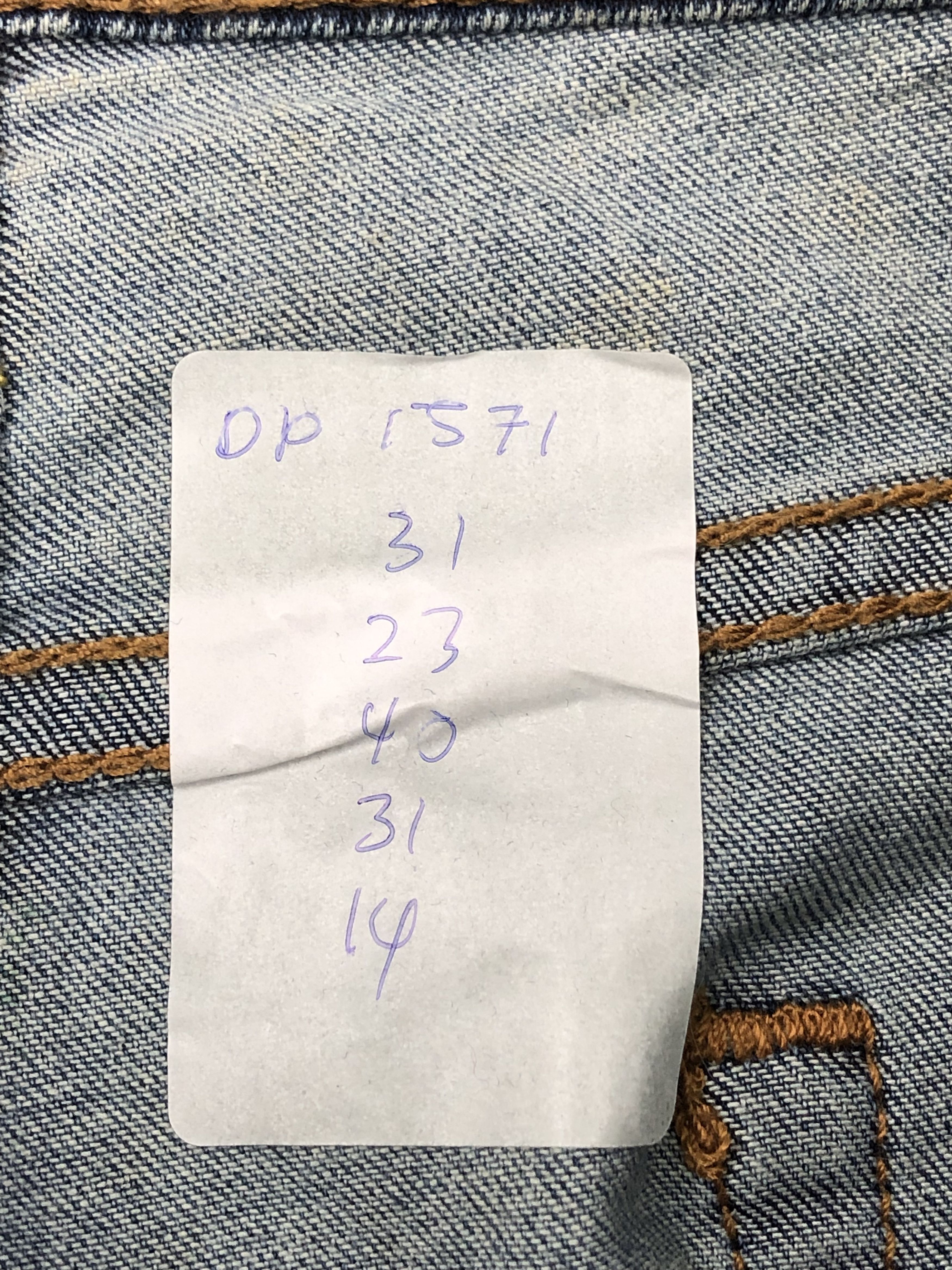 Levi's × Vintage Vintage Levis 511 Faded Blue Jeans Size US 31 - 14 Thumbnail
