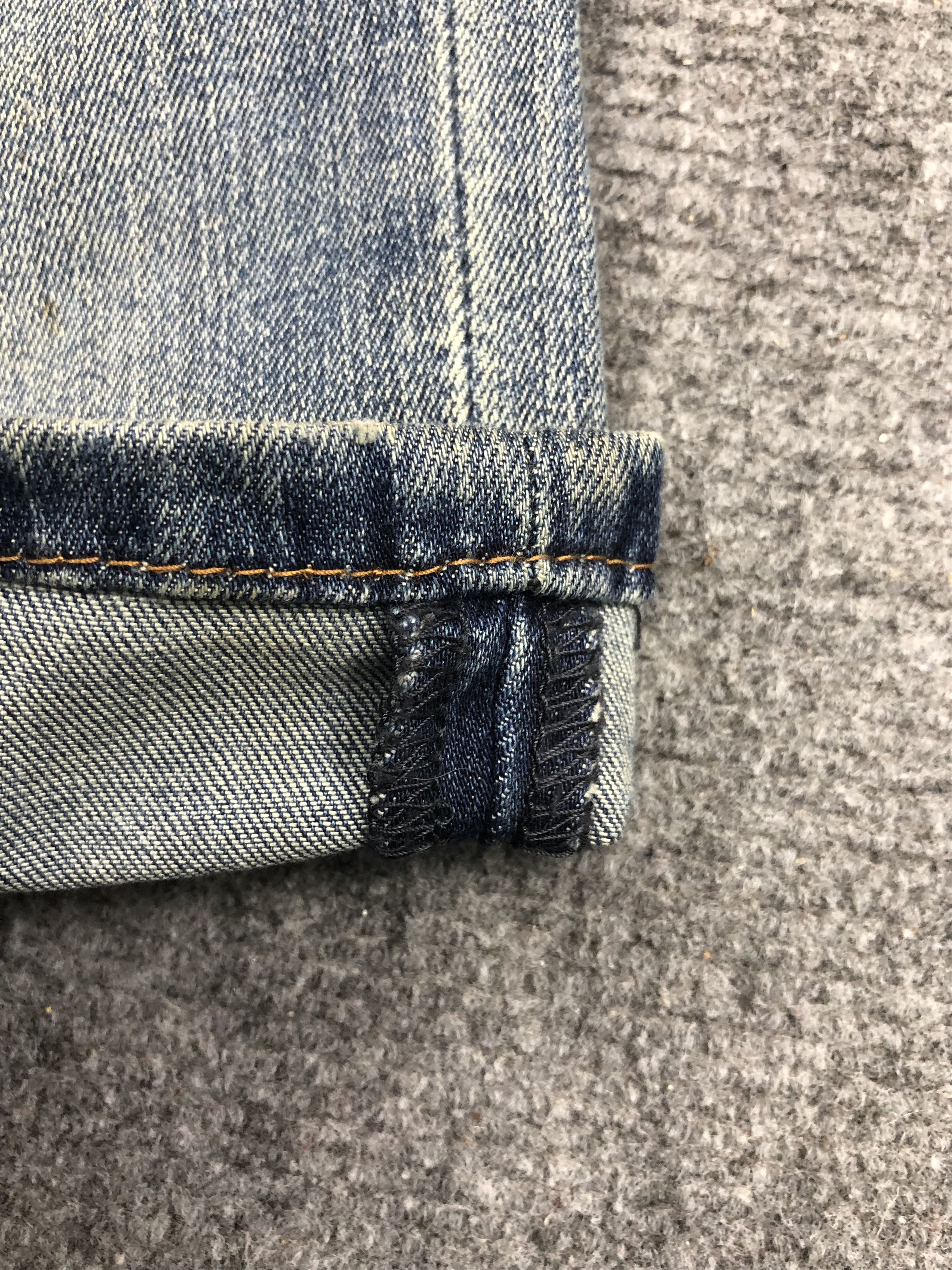Levi's × Vintage Vintage Levis 511 Faded Blue Jeans Size US 31 - 5 Thumbnail
