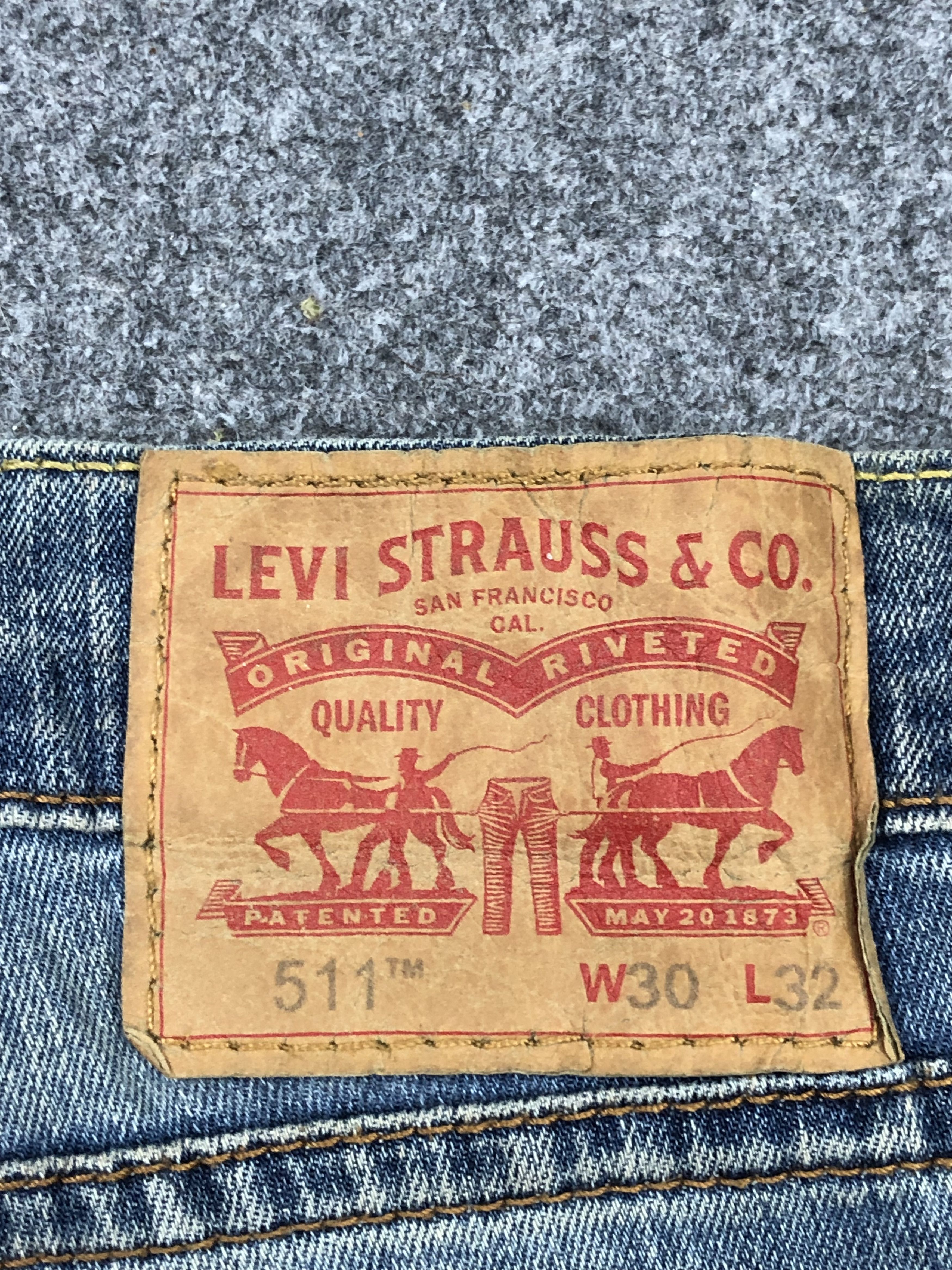 Levi's × Vintage Vintage Levis 511 Faded Blue Jeans Size US 31 - 6 Thumbnail