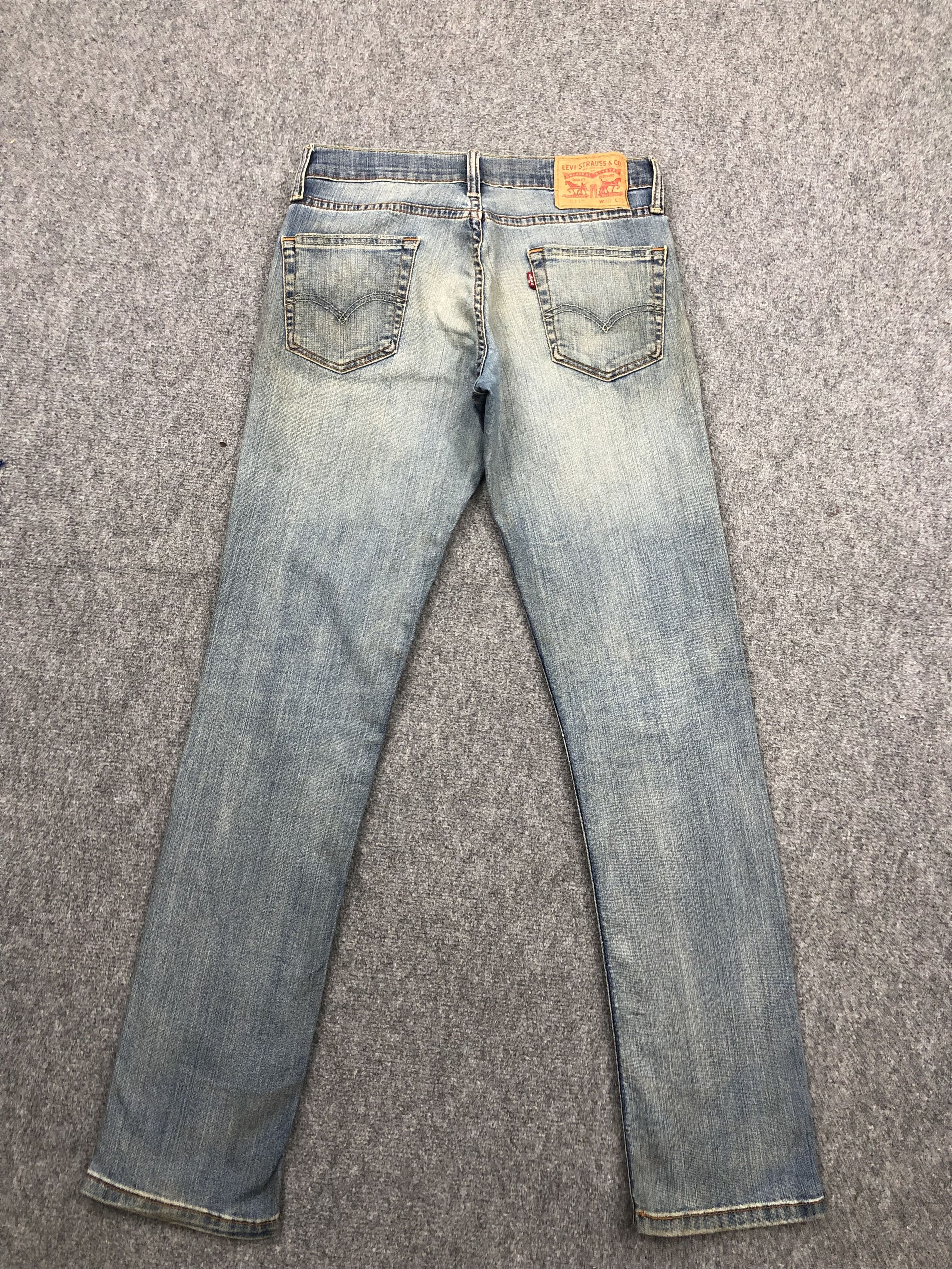 Levi's × Vintage Vintage Levis 511 Faded Blue Jeans Size US 31 - 3 Thumbnail