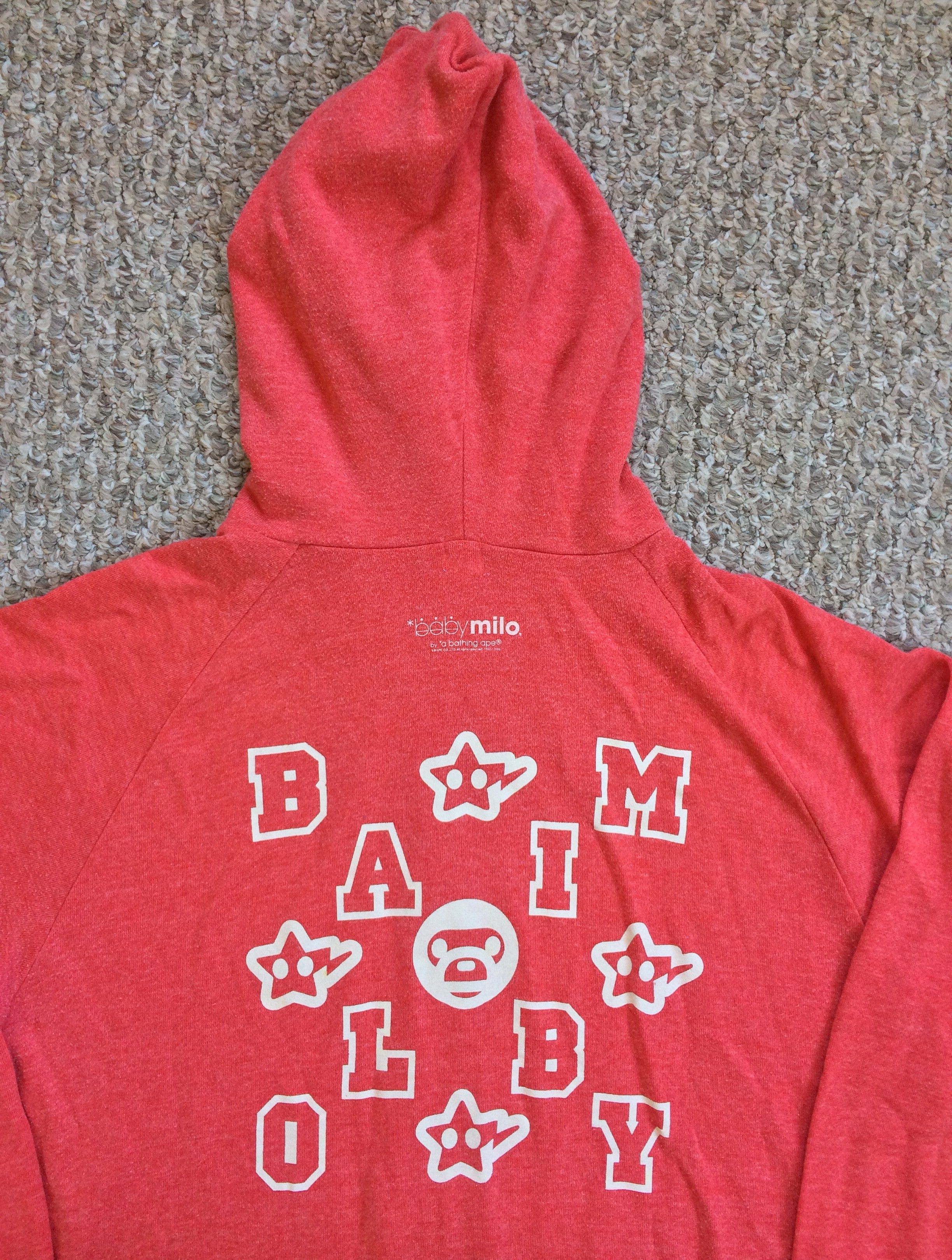 Bape OG Bape Baby Milo Full Zip Hoodie Size US M / EU 48-50 / 2 - 9 Thumbnail
