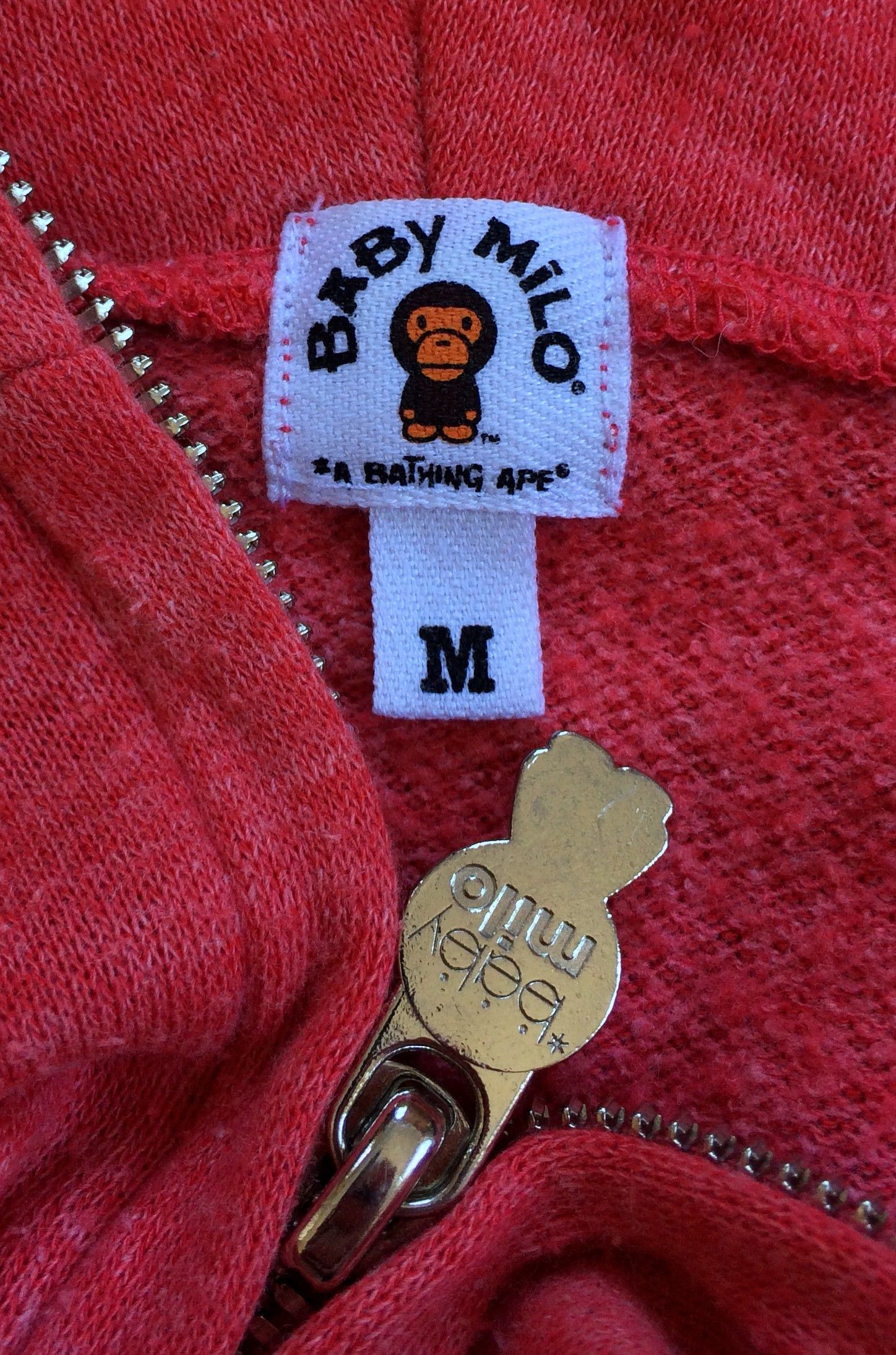 Bape OG Bape Baby Milo Full Zip Hoodie Size US M / EU 48-50 / 2 - 5 Thumbnail