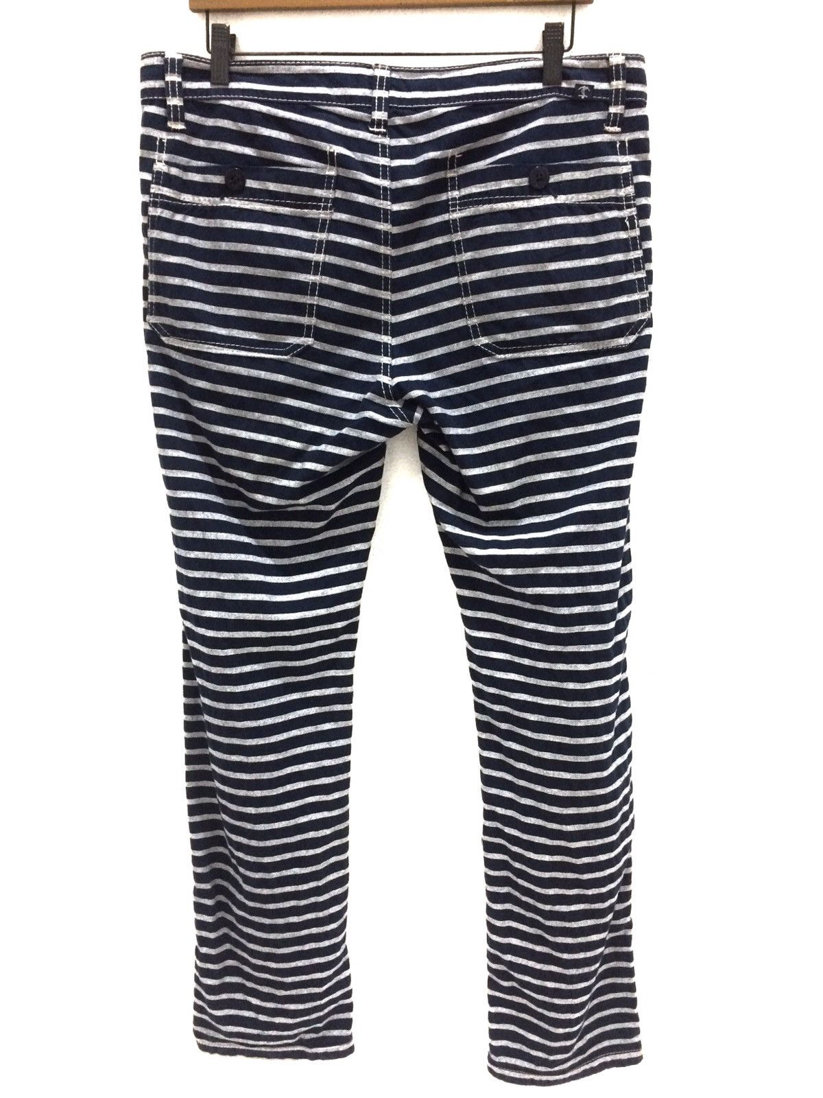 URBAN RESEARCH DOORS Urban Research Striped Jail Kurt Cobain Style Casual Pant Size US 35 - 6 Thumbnail