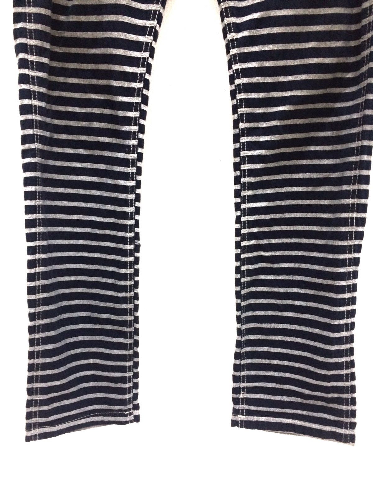 URBAN RESEARCH DOORS Urban Research Striped Jail Kurt Cobain Style Casual Pant Size US 35 - 5 Thumbnail