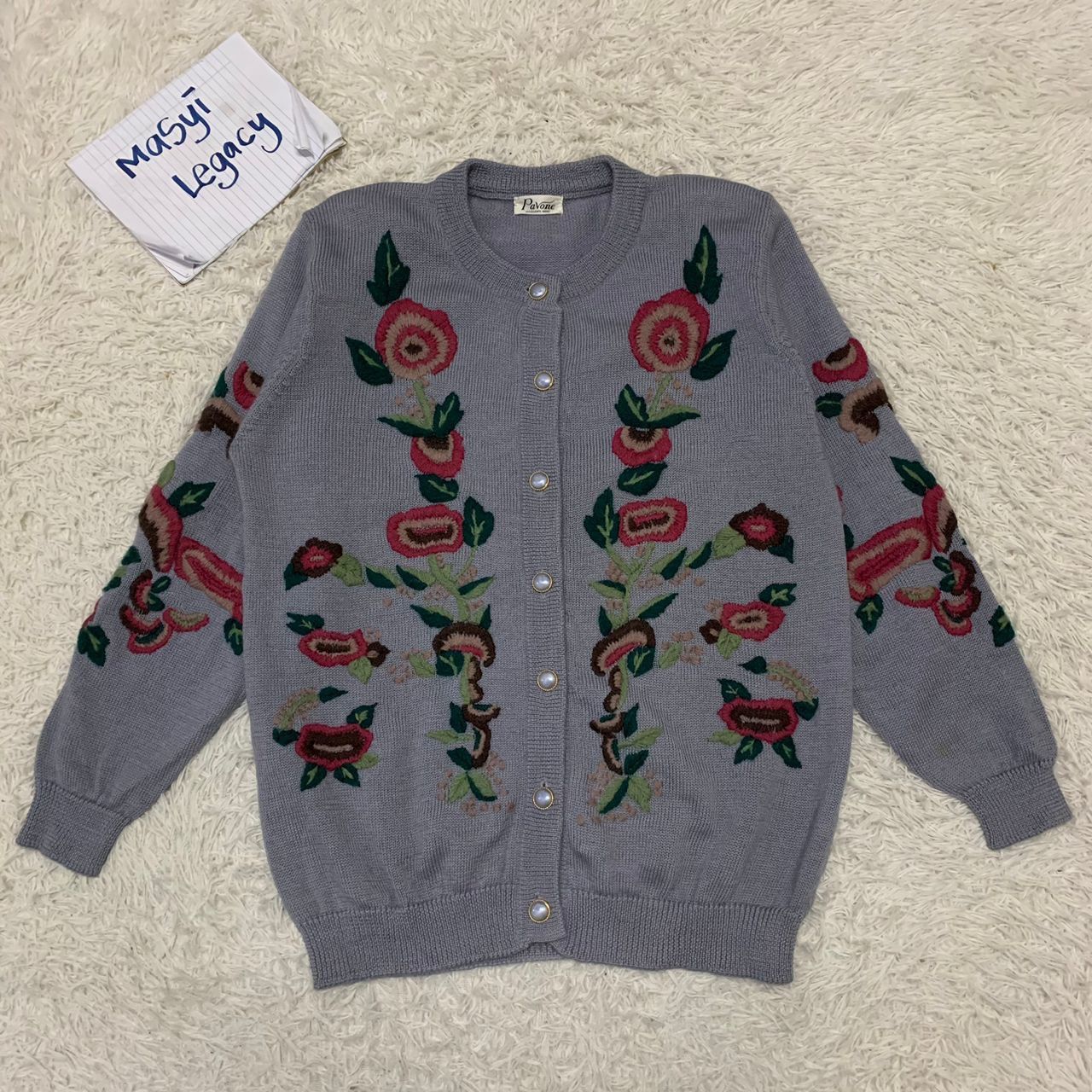 Japanese Brand Pavone Eccelente Mode knit Size L / US 10 / IT 46 - 1 Thumbnail