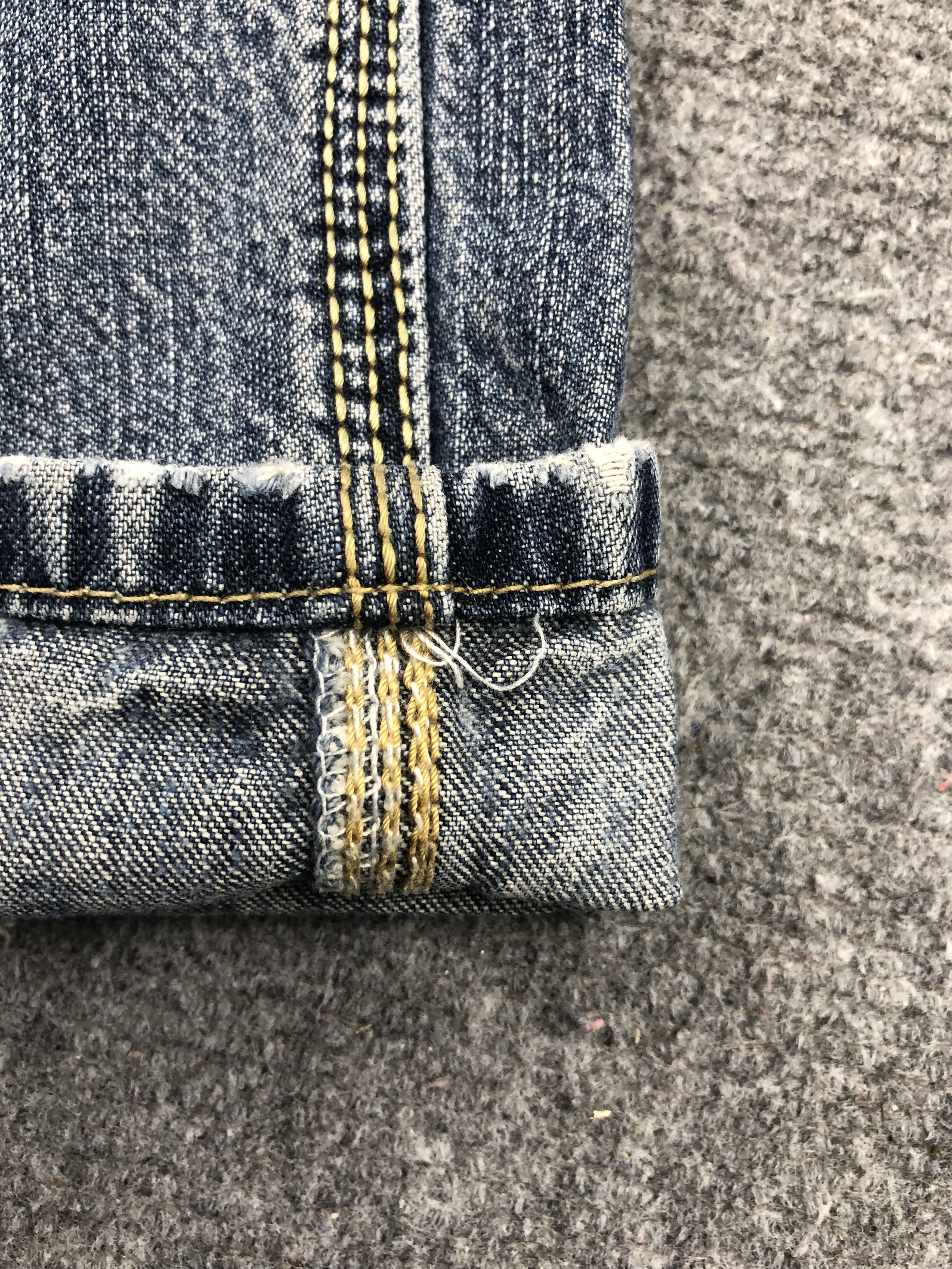 Levi's × Vintage Vintage Levis Carpenter Faded Blue Jeans Size US 33 - 9 Thumbnail